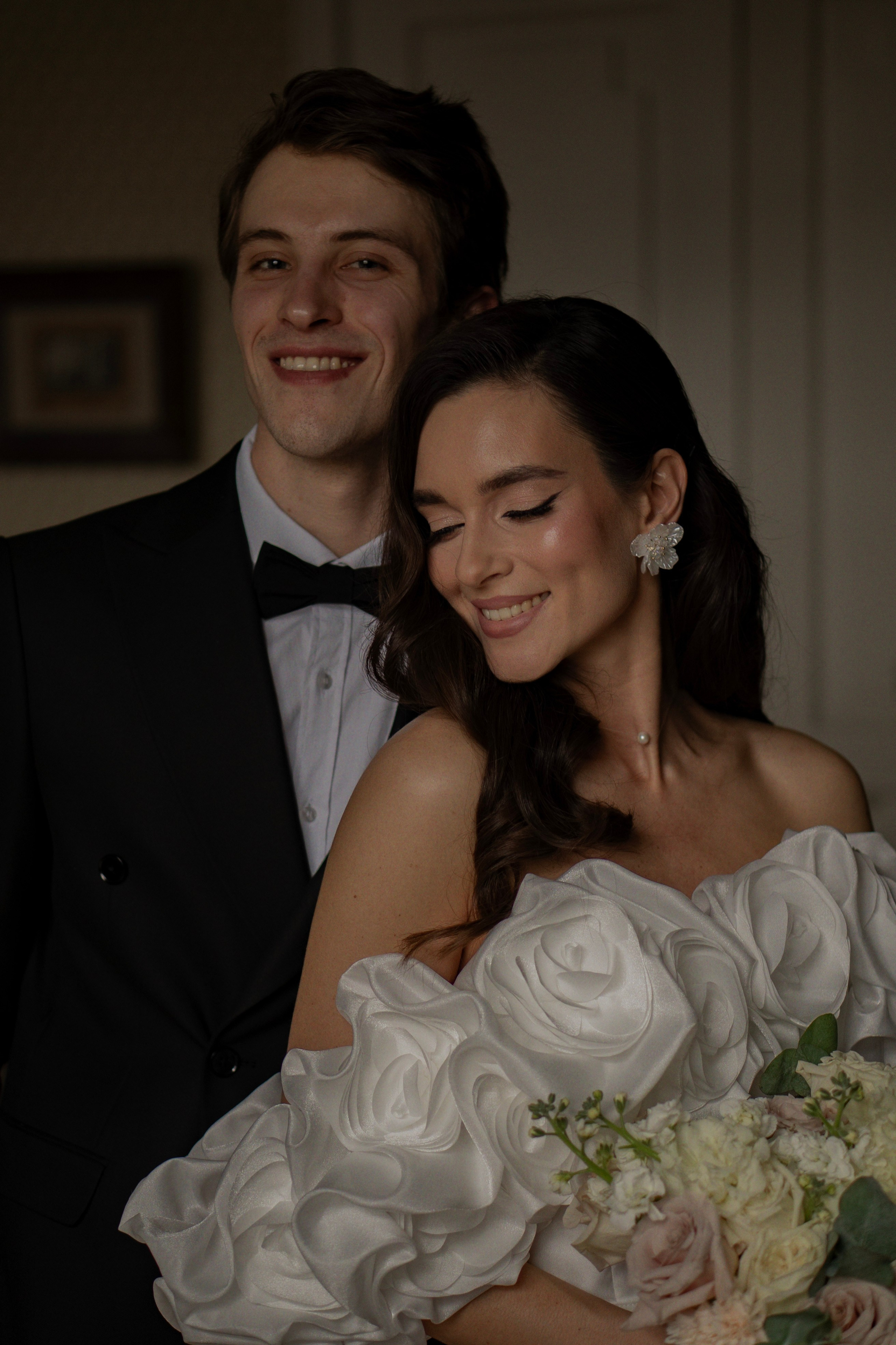 Свадебная в ретро-квартире. Фотограф Арина Шмакова