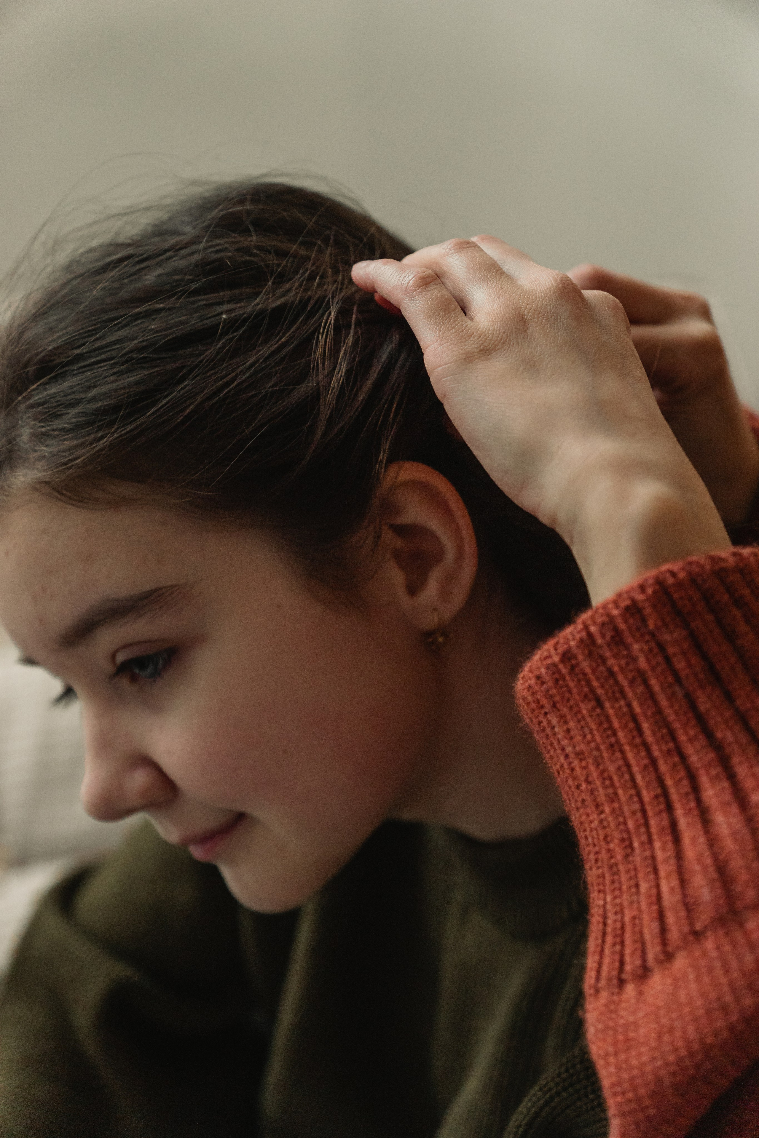 Семейная история в минималистичной студии. Портретный и семейный фотограф в Санкт-Петербурге Чугунова Анастасия