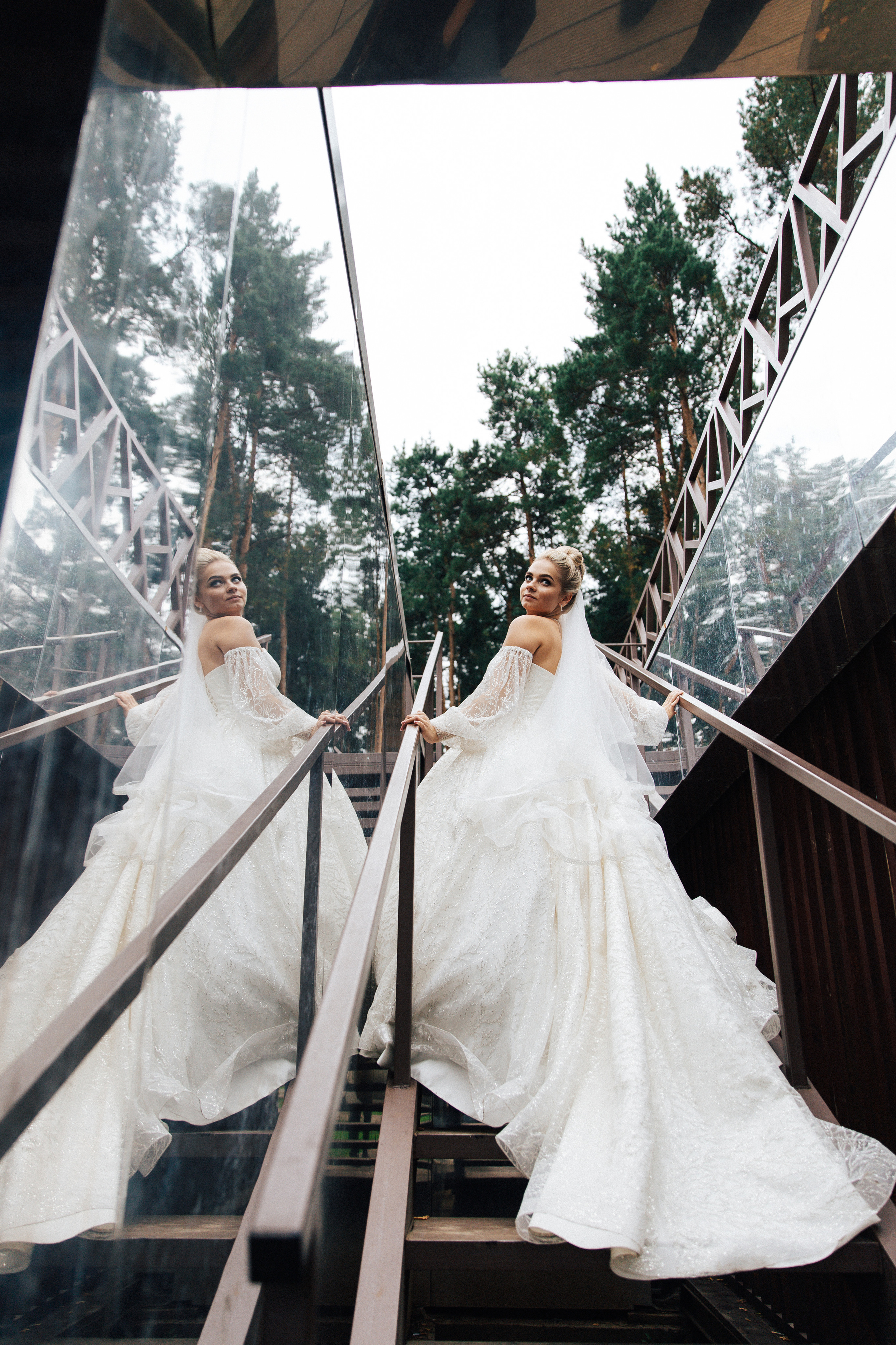 Алина и Сергей свадебная съемка в парке Елочки Домодедово. Свадебный фотограф Домодедово Москва Катерина Алехина