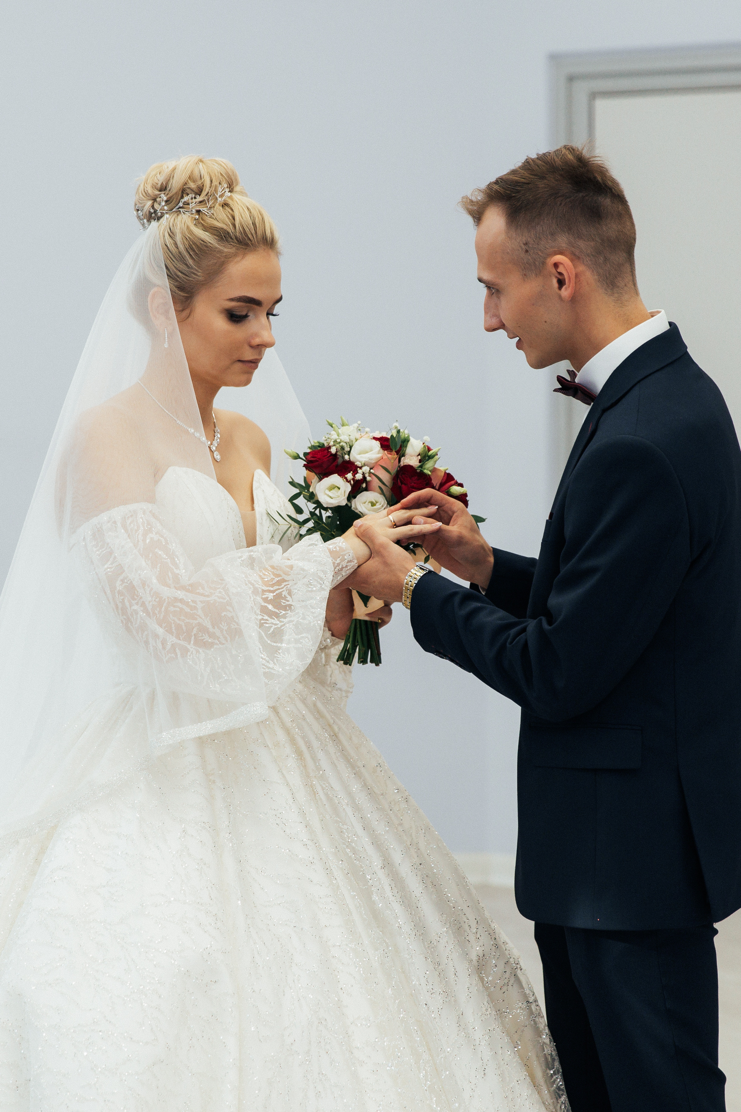Алина и Сергей свадебная съемка в парке Елочки Домодедово. Свадебный фотограф Домодедово Москва Катерина Алехина