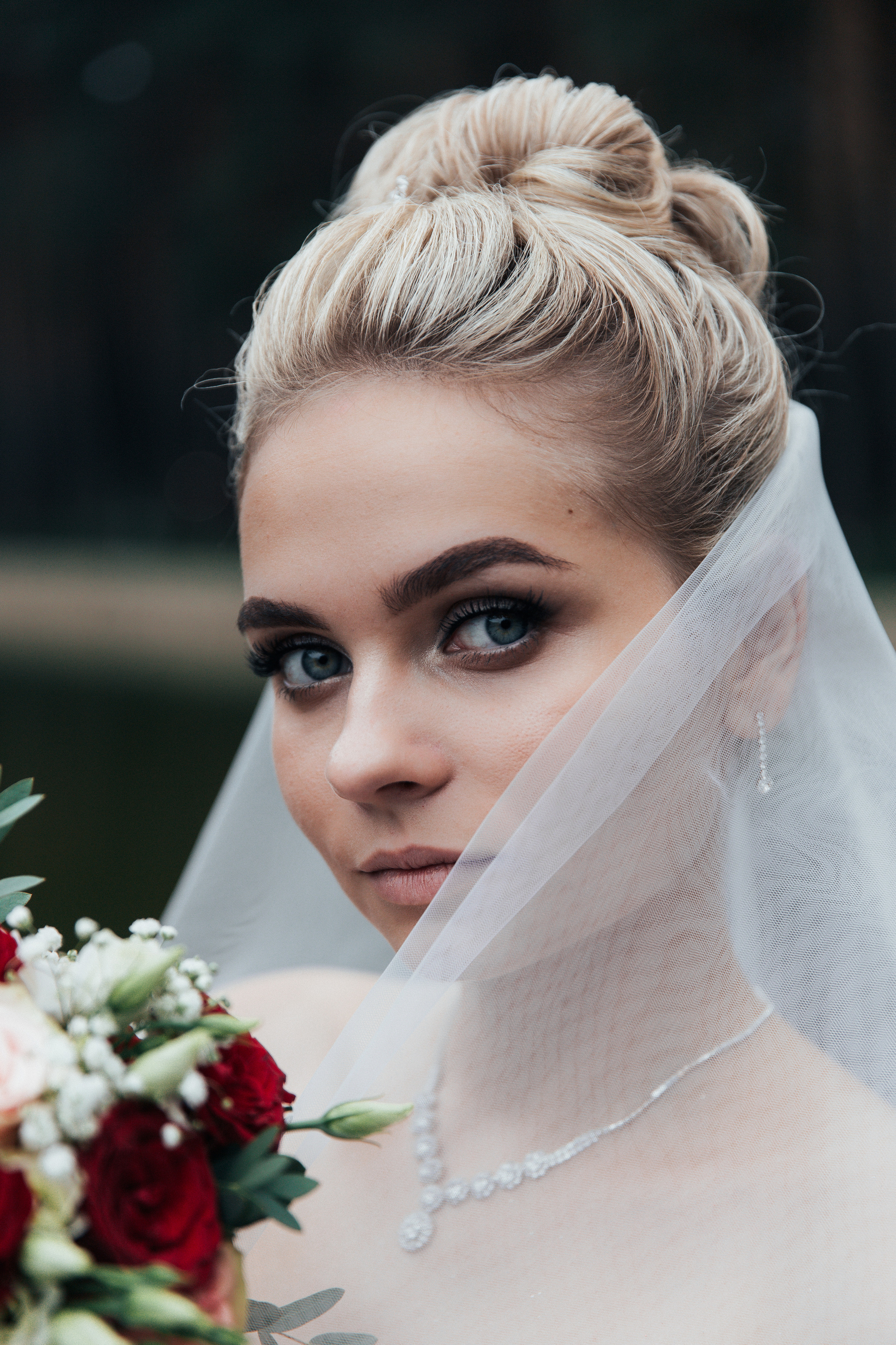 Алина и Сергей свадебная съемка в парке Елочки Домодедово. Свадебный фотограф Домодедово Москва Катерина Алехина