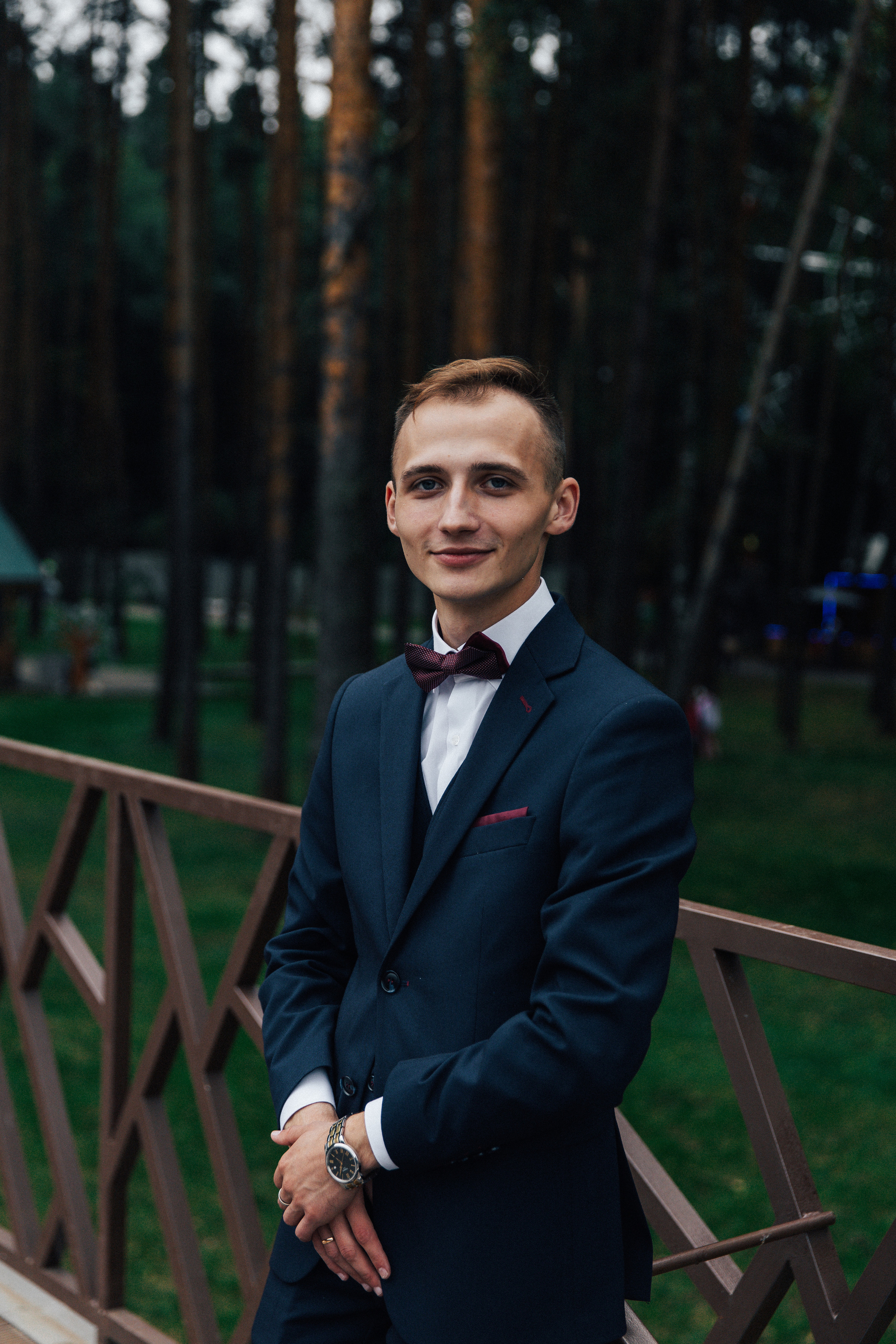 Алина и Сергей свадебная съемка в парке Елочки Домодедово. Свадебный фотограф Домодедово Москва Катерина Алехина