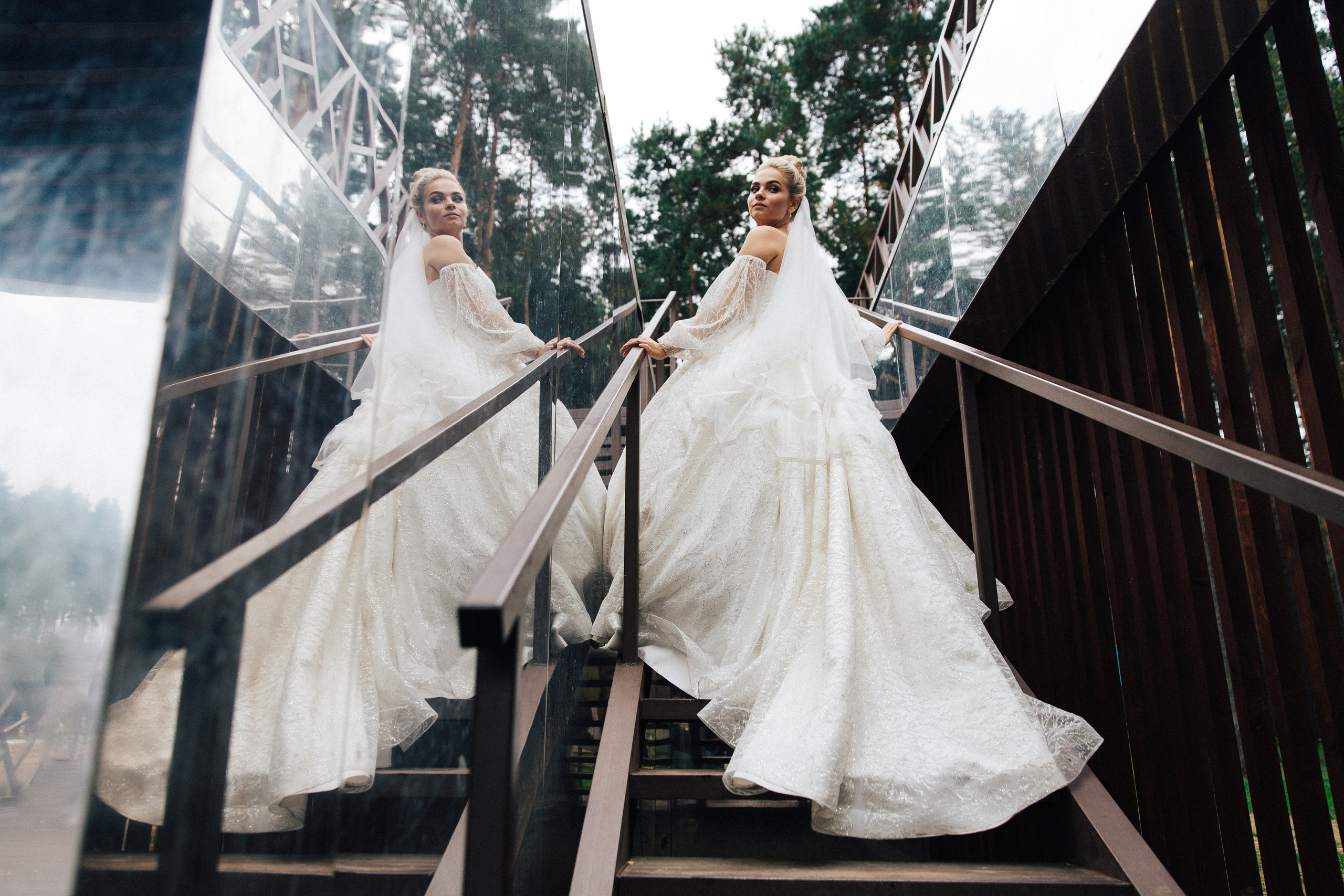 Алина и Сергей свадебная съемка в парке Елочки Домодедово. Свадебный фотограф Домодедово Москва Катерина Алехина