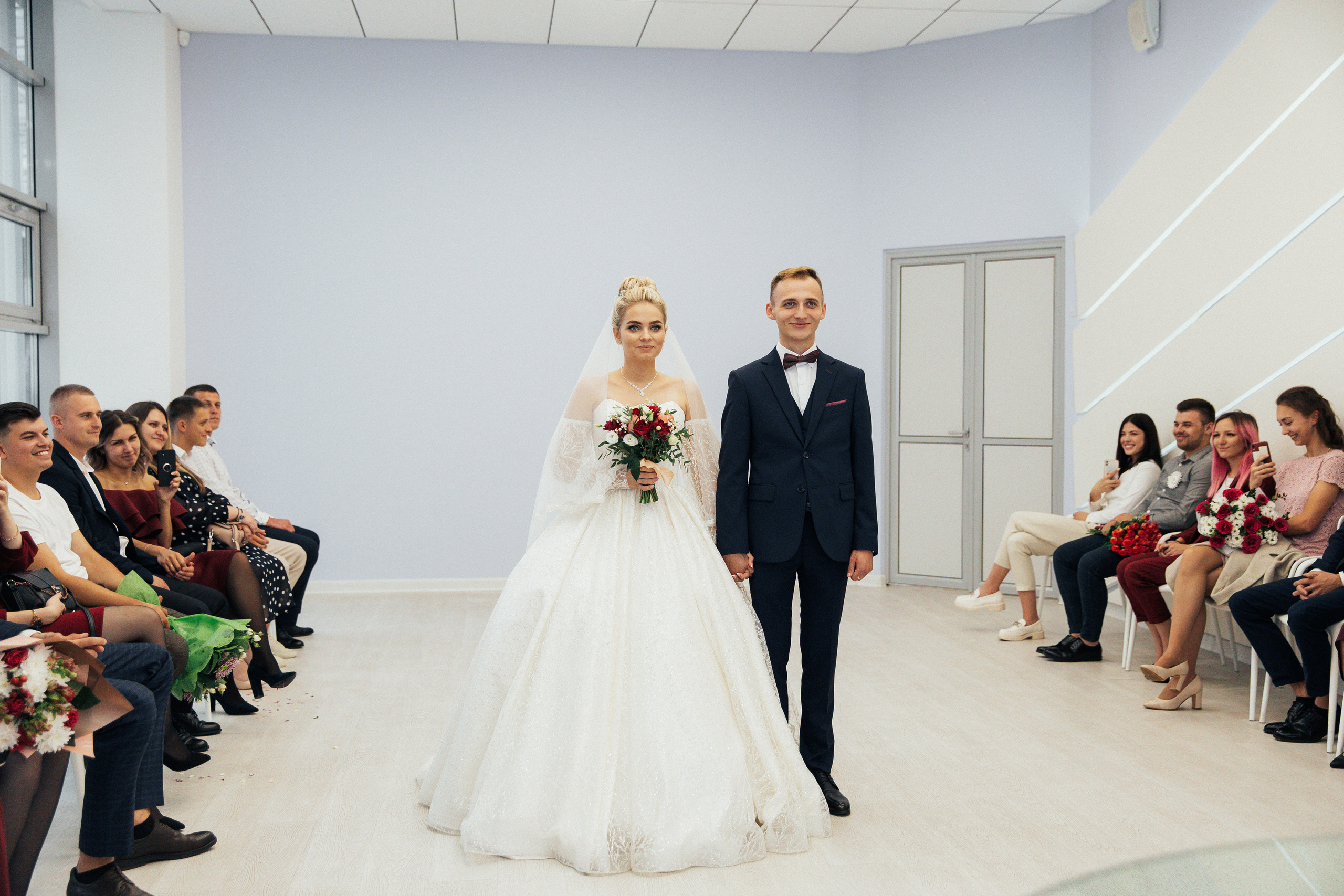 Алина и Сергей свадебная съемка в парке Елочки Домодедово. Свадебный фотограф Домодедово Москва Катерина Алехина