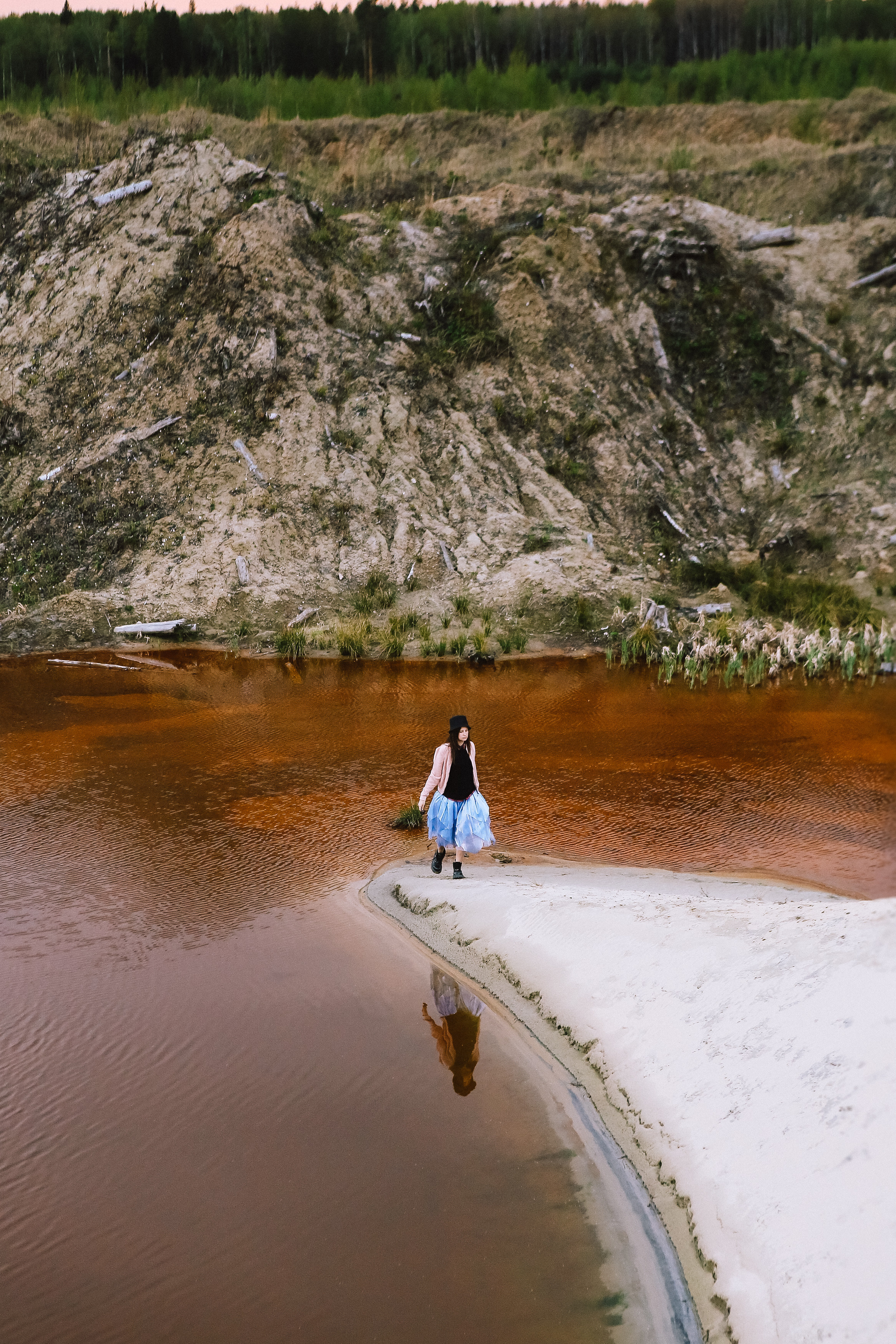 Лопатинский фосфоритный рудник. Свадебный фотограф Домодедово Москва Катерина Алехина