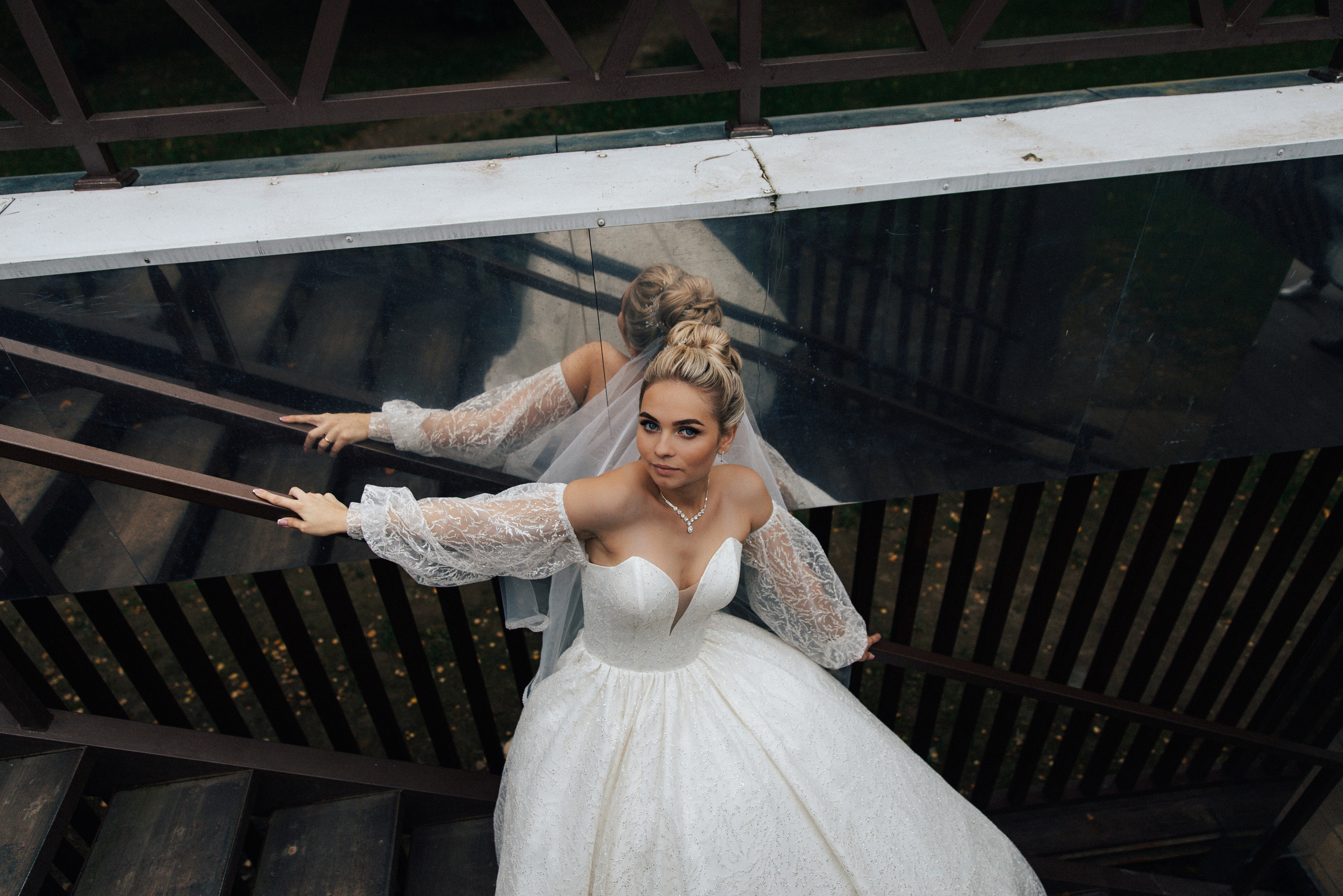 Алина и Сергей свадебная съемка в парке Елочки Домодедово. Свадебный фотограф Домодедово Москва Катерина Алехина