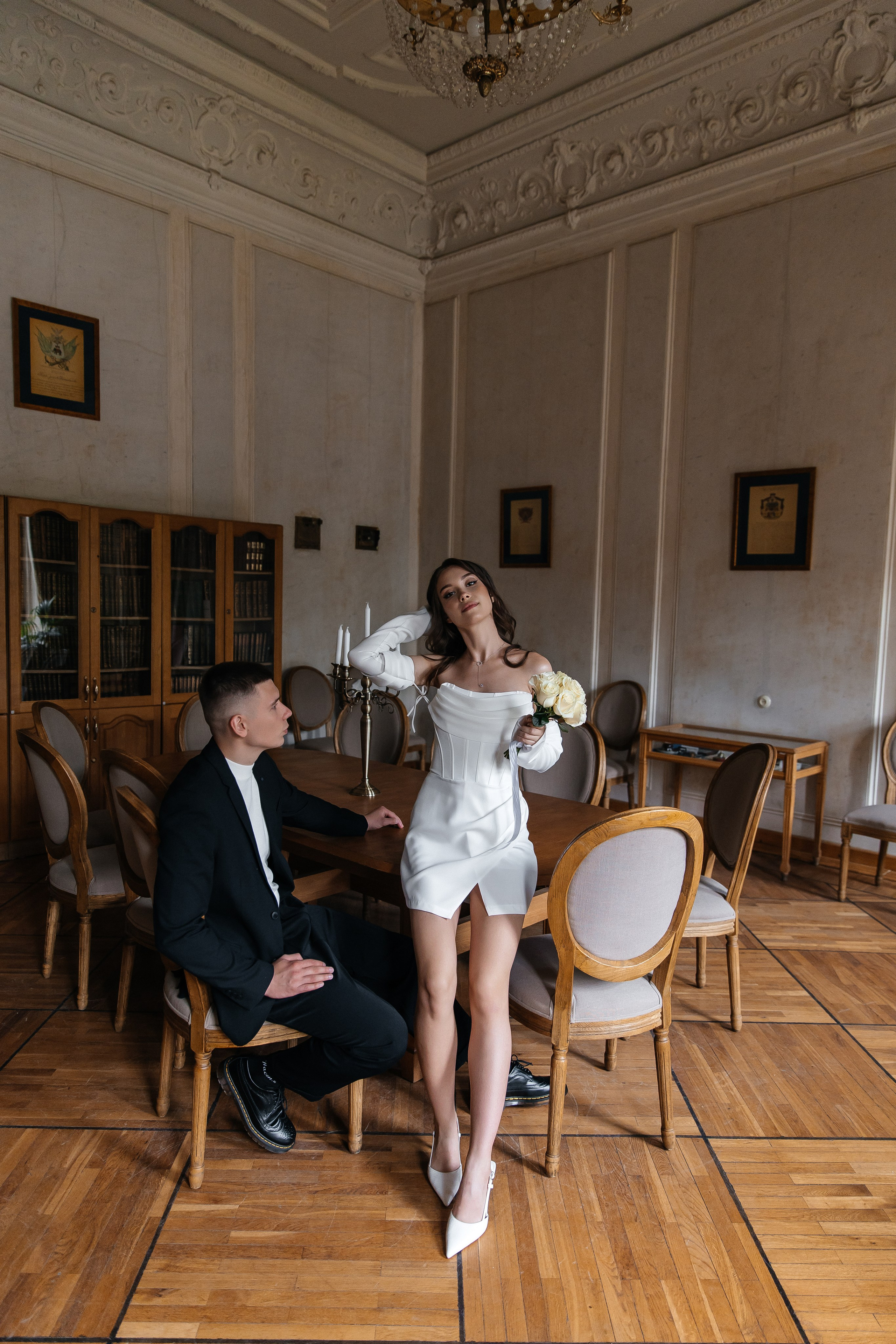 Даниил и Анастасия. Свадебная фотосессия в Библиотеке-читальне им. А. С. Пушкина. Фотограф и видеограф Анна Домашенко