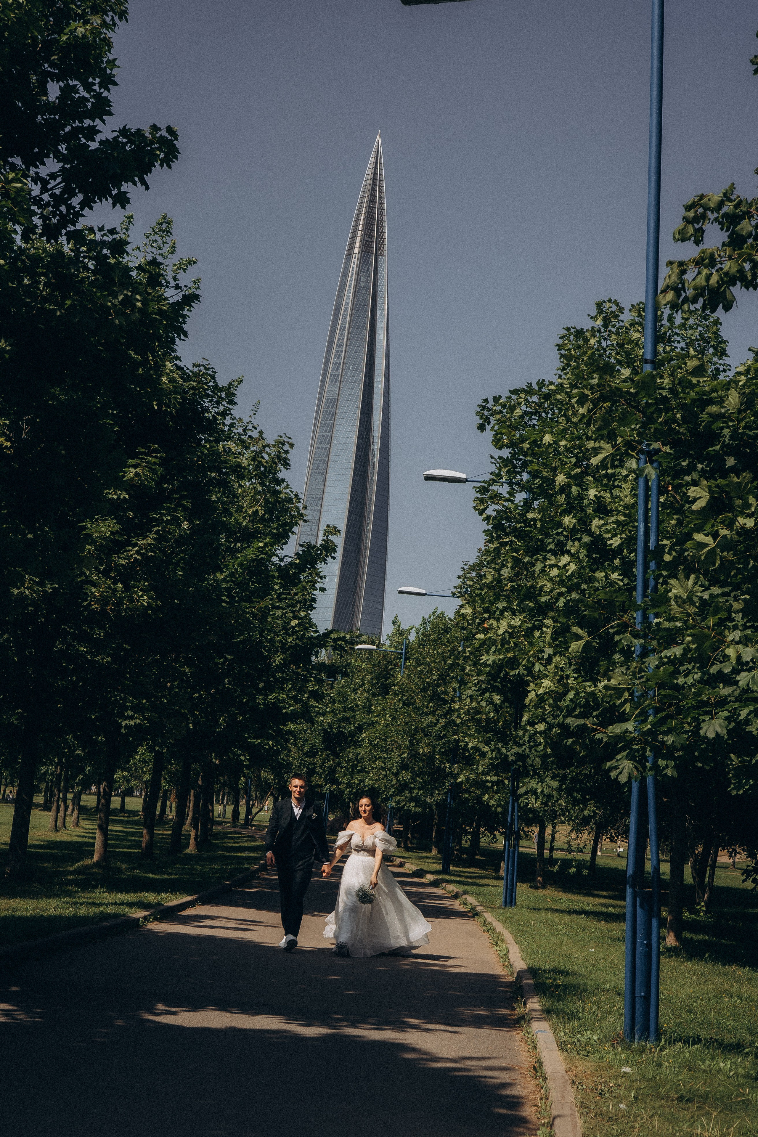 СВАДЕБНАЯ СЬЕМК В ПАРКЕ 300-ЛЕТИЯ. Профессиональный фотограф, Санкт-Петербург — Виктория Богомолова