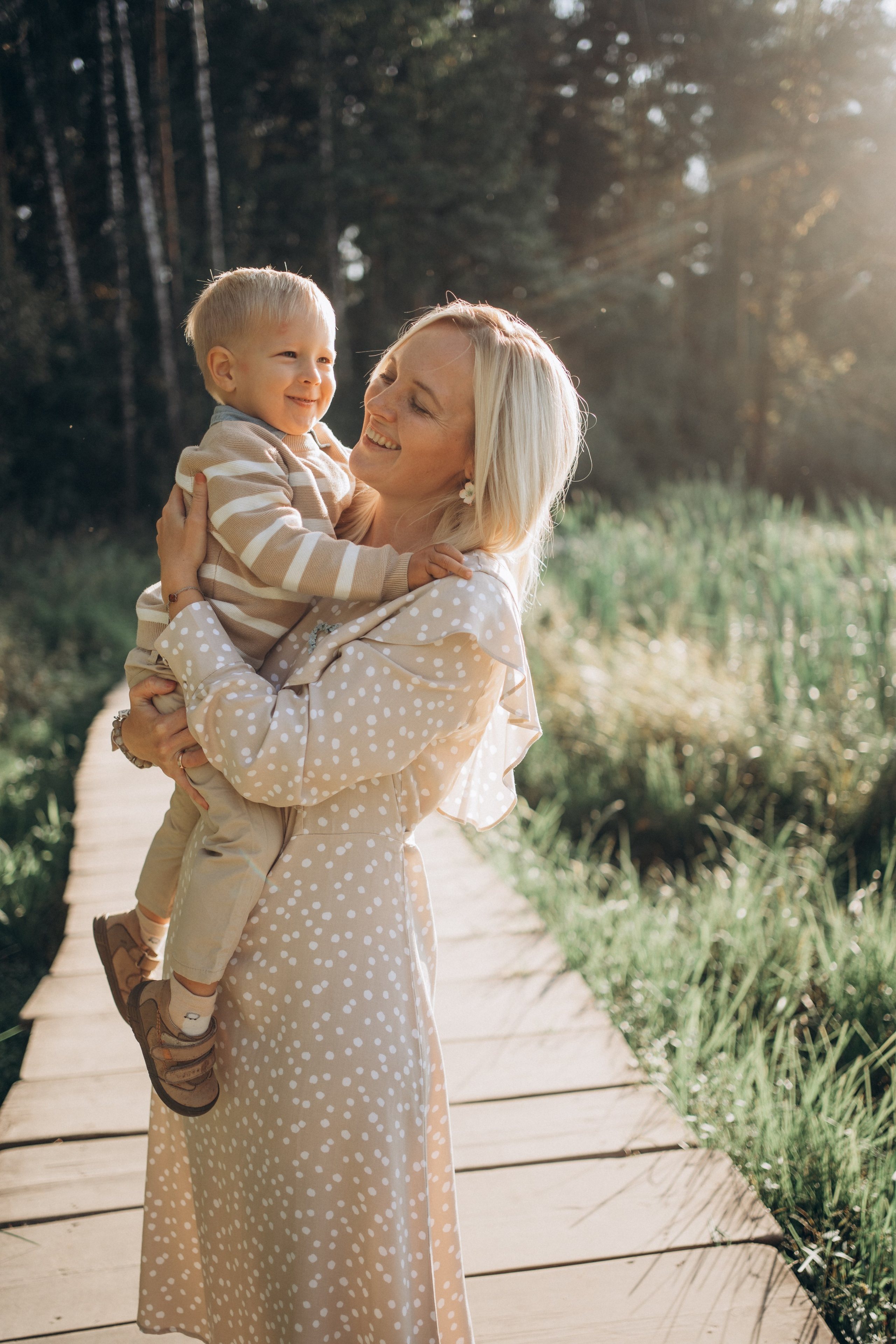 Прогулка в парке. Фотограф новорожденных и малышей до года в Москве Анастасия Соколова
