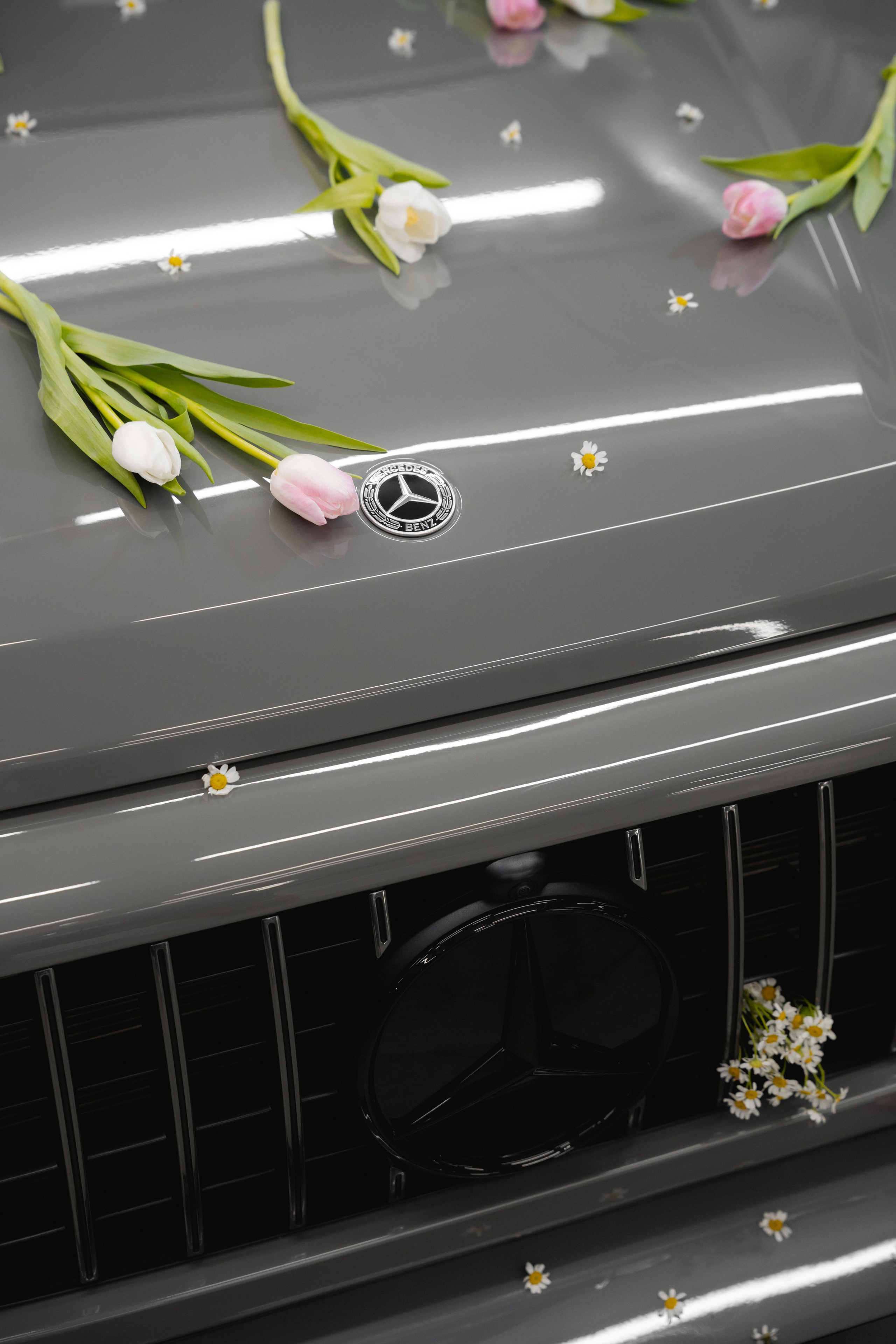 Floral Mercedes G-wagen. Автомобильный фотограф и видеограф в Новосибирске|Александра Косухина