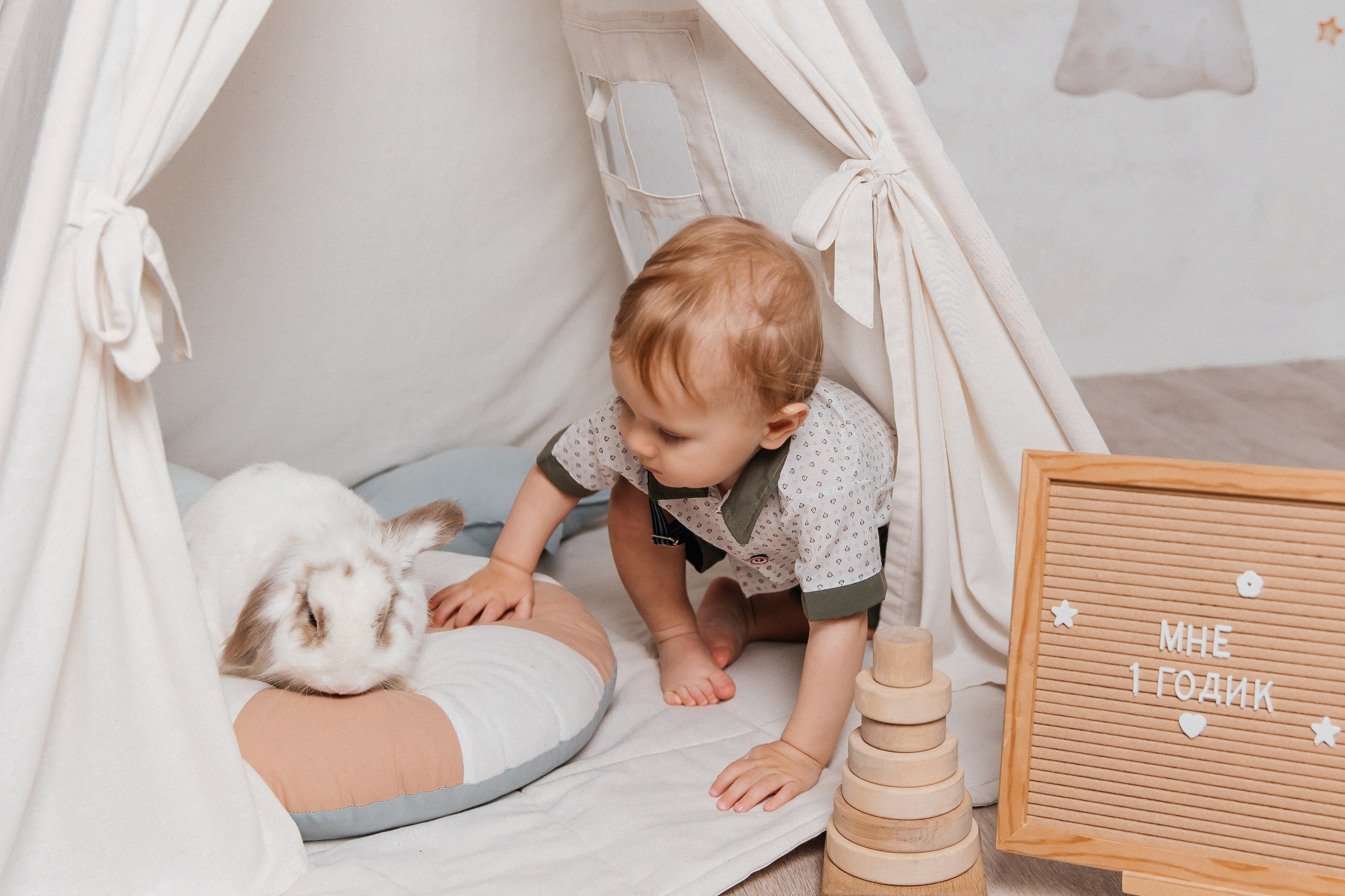 Фотосессия на 1 годик, детская фотостудия Кемерово