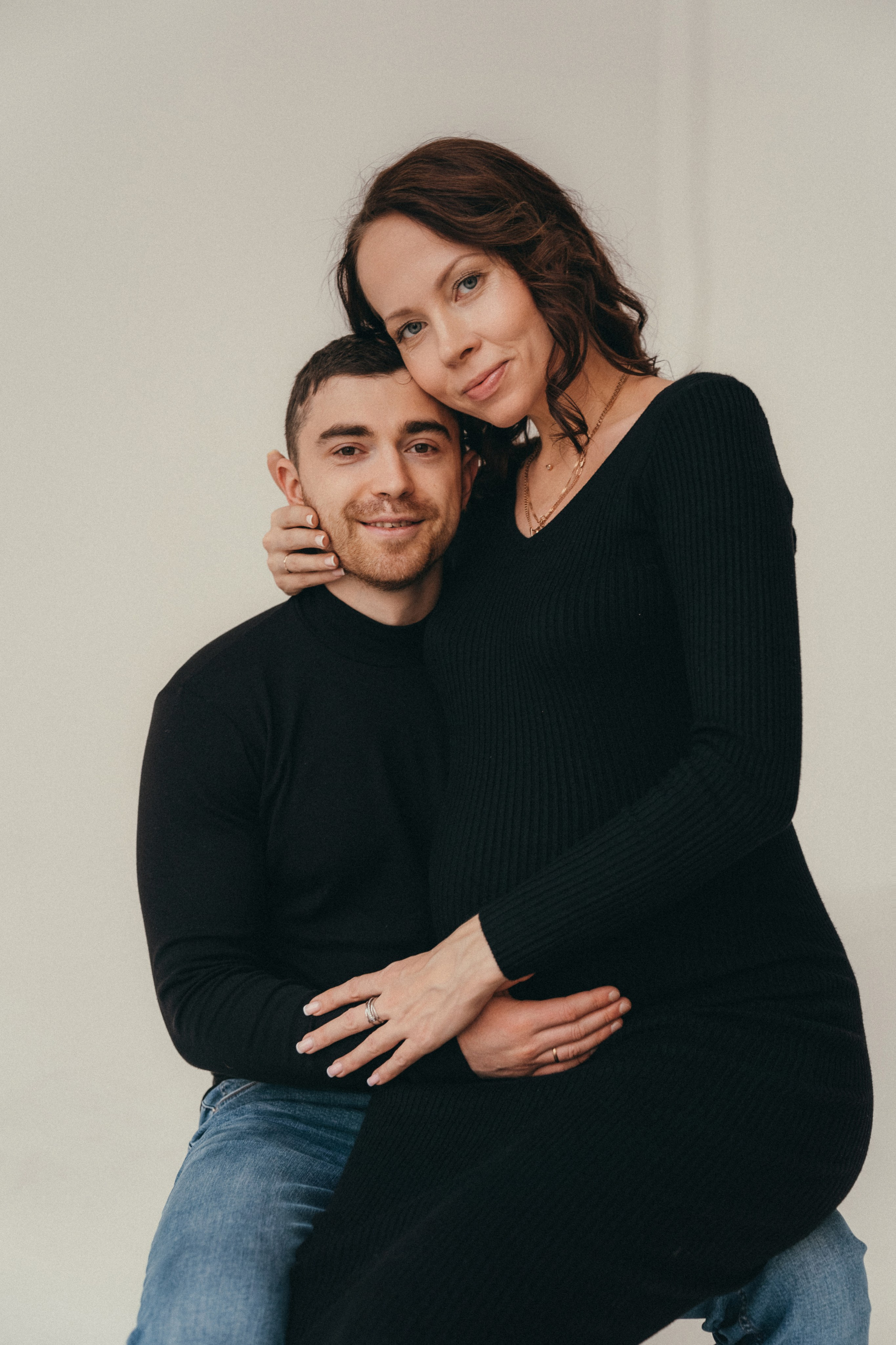 Илья, Алена и Аришка. Семейный фотограф • Домашние съемки в Нижнем Новгороде