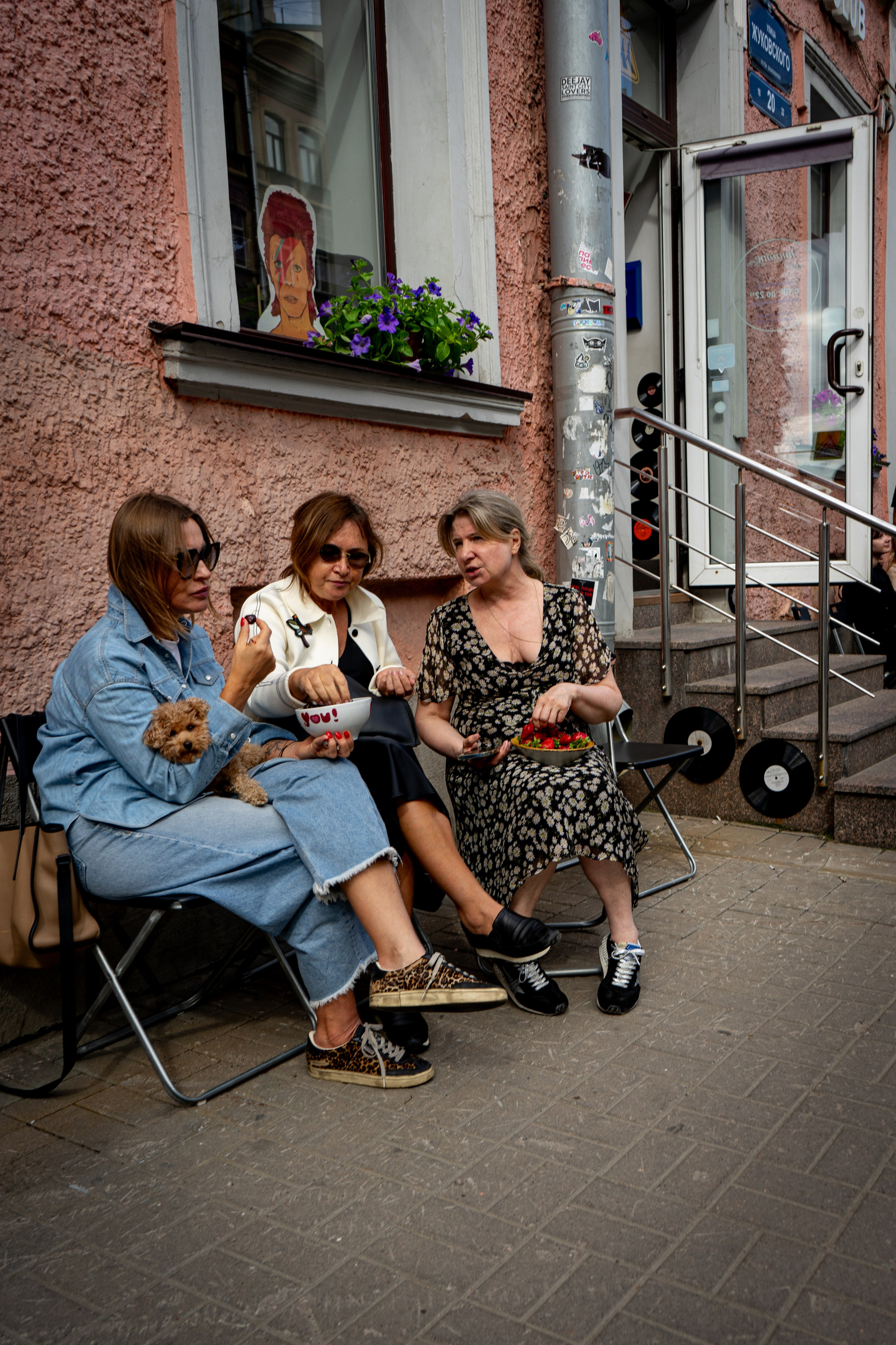 The Legendary Flower Punk — выступление в магазине пластинок. Фотограф Олег Колногоров