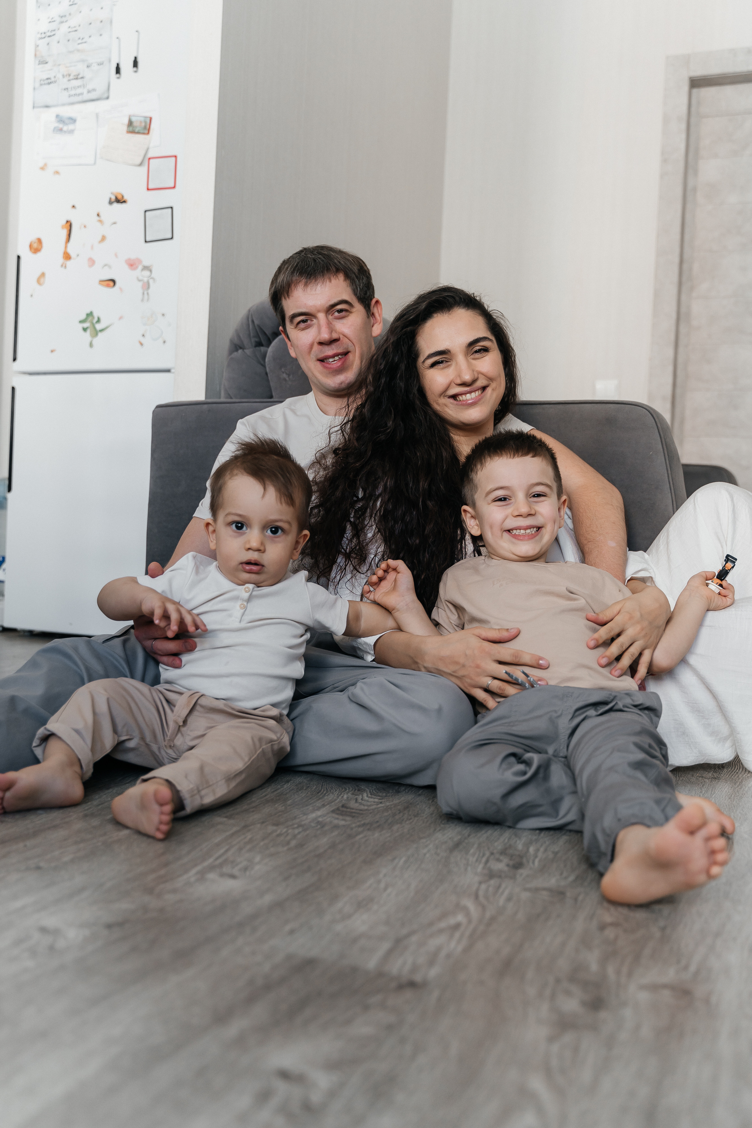 Андрей, Вероника, Миша и Паша. Волик Мария