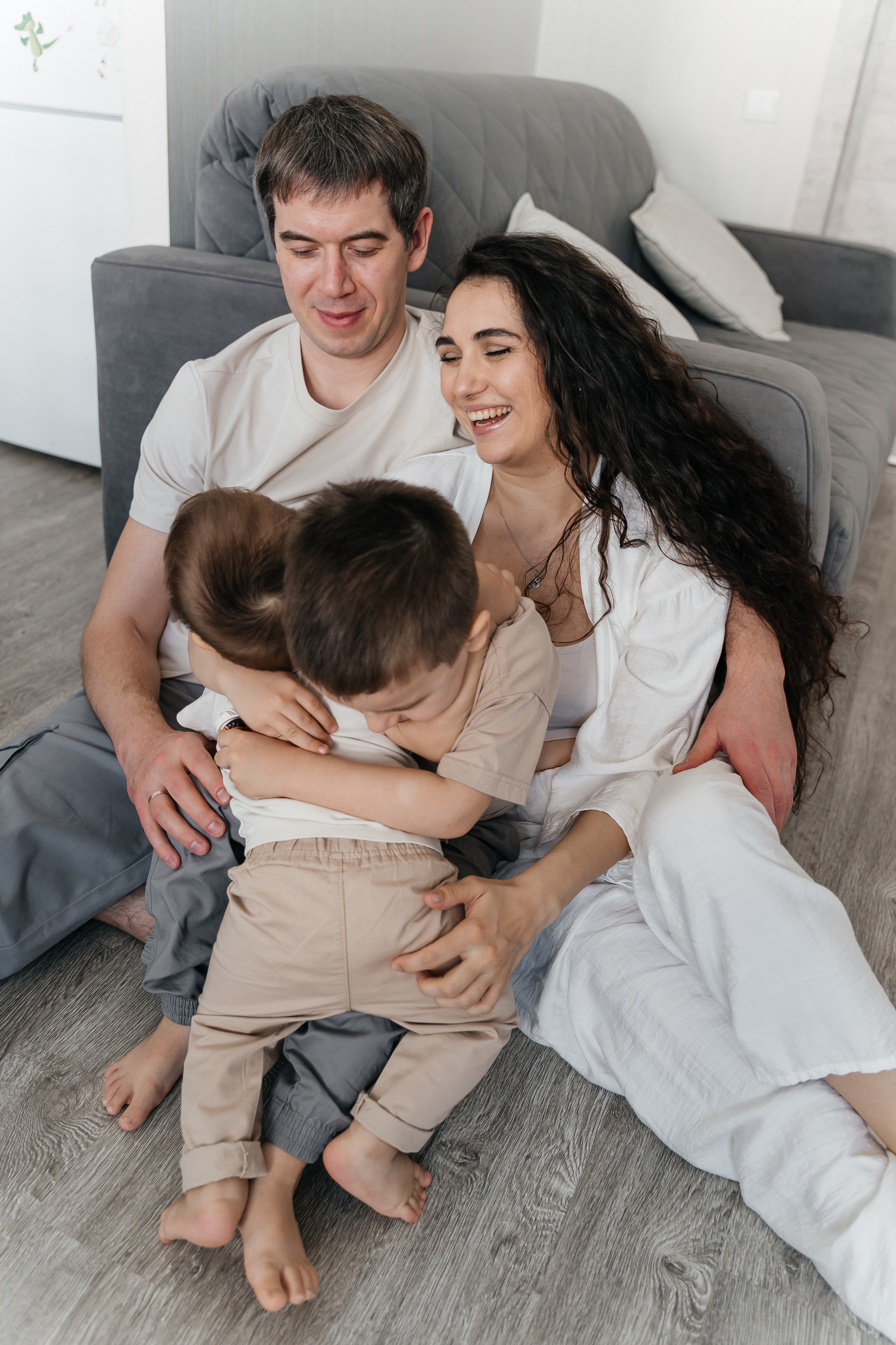 Андрей, Вероника, Миша и Паша. Волик Мария