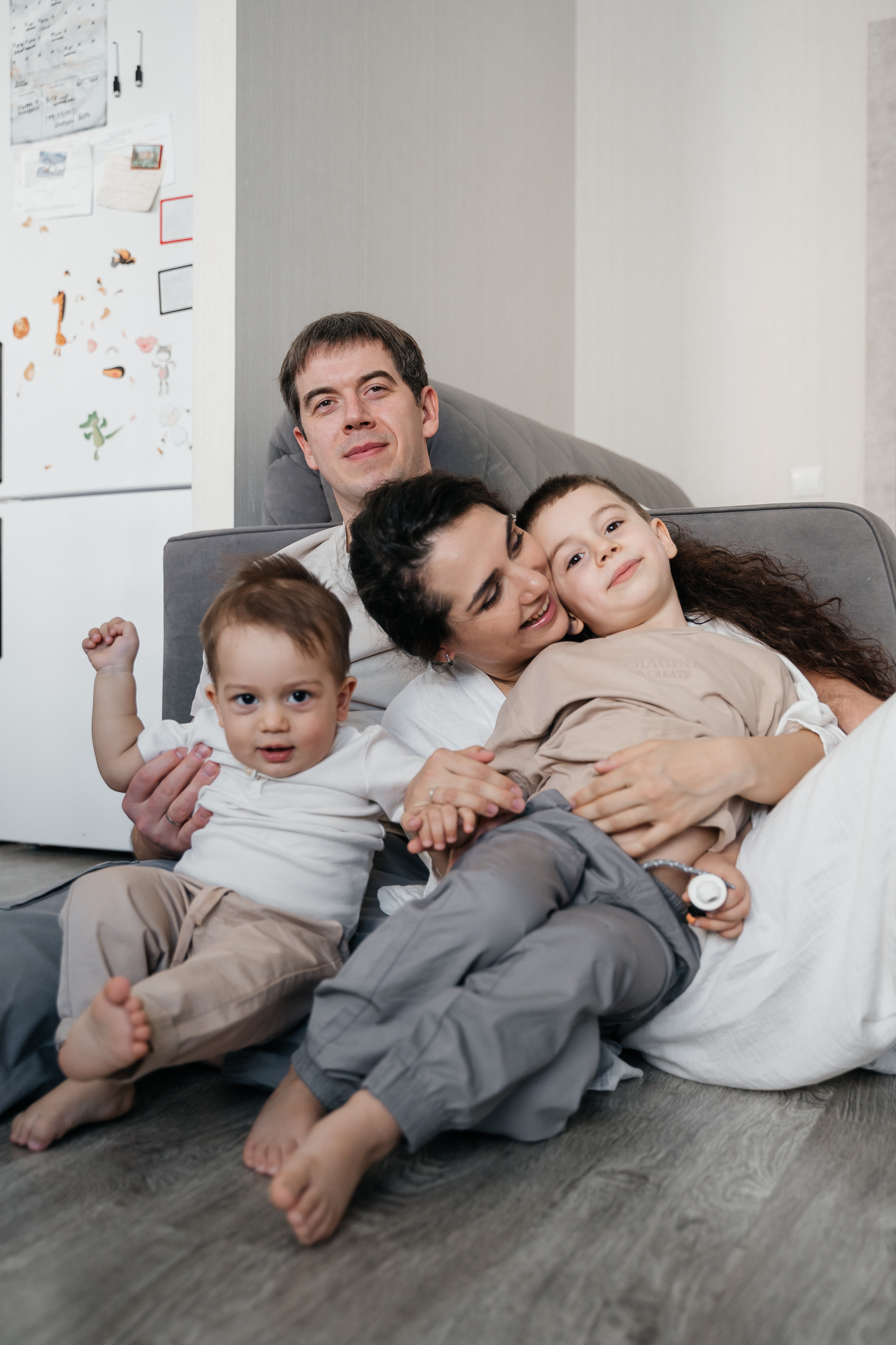 Андрей, Вероника, Миша и Паша. Волик Мария