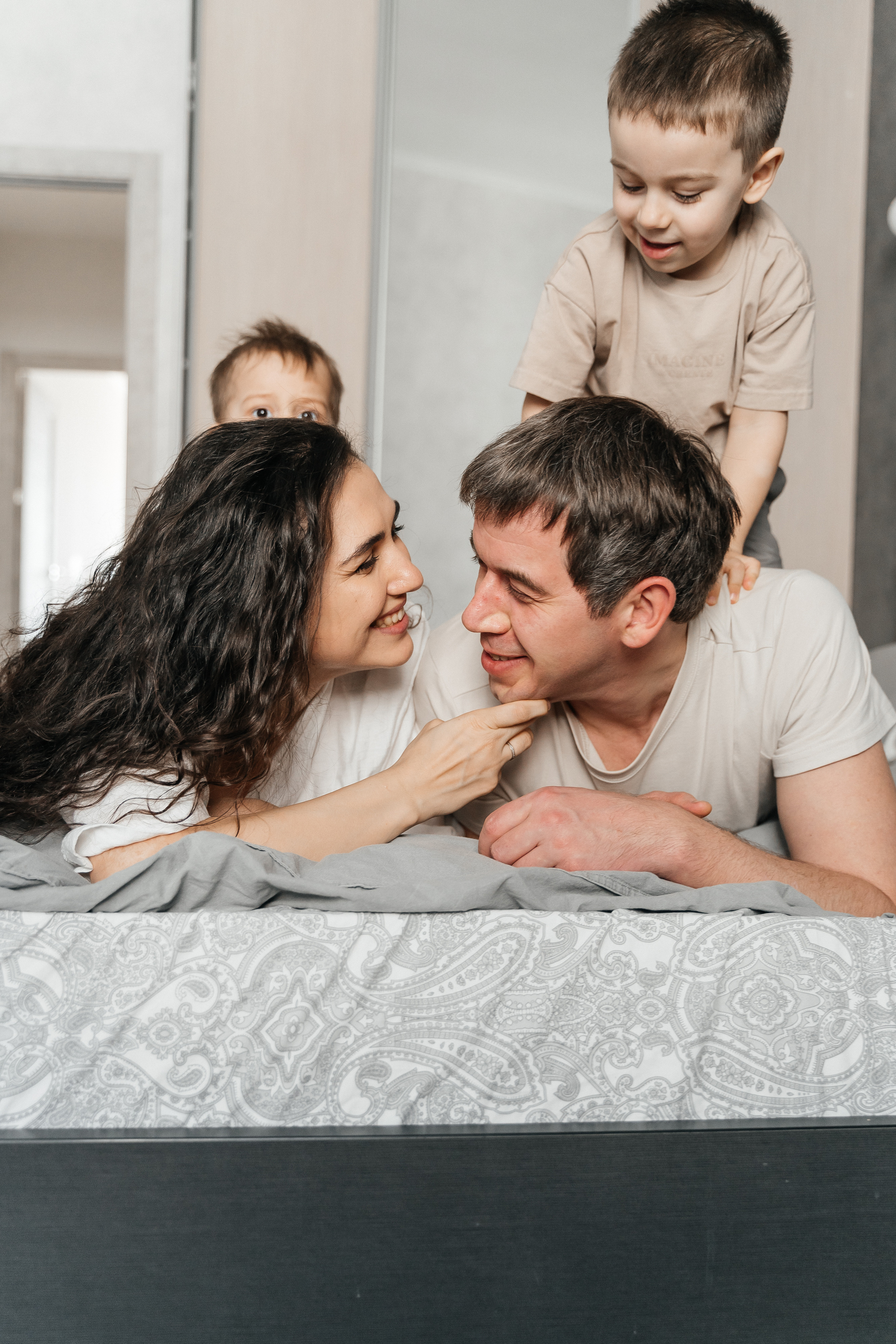 Андрей, Вероника, Миша и Паша. Волик Мария