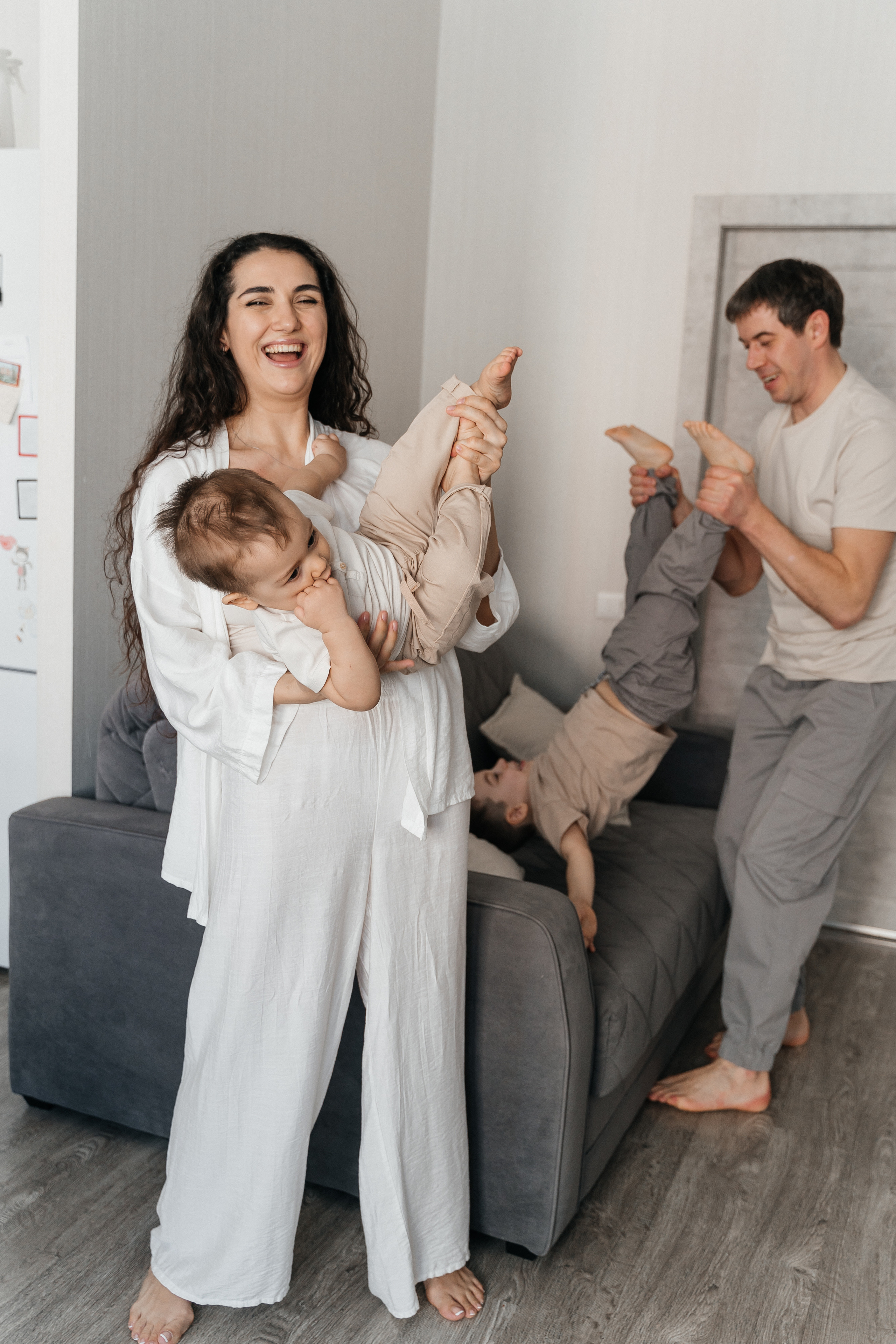 Андрей, Вероника, Миша и Паша. Волик Мария