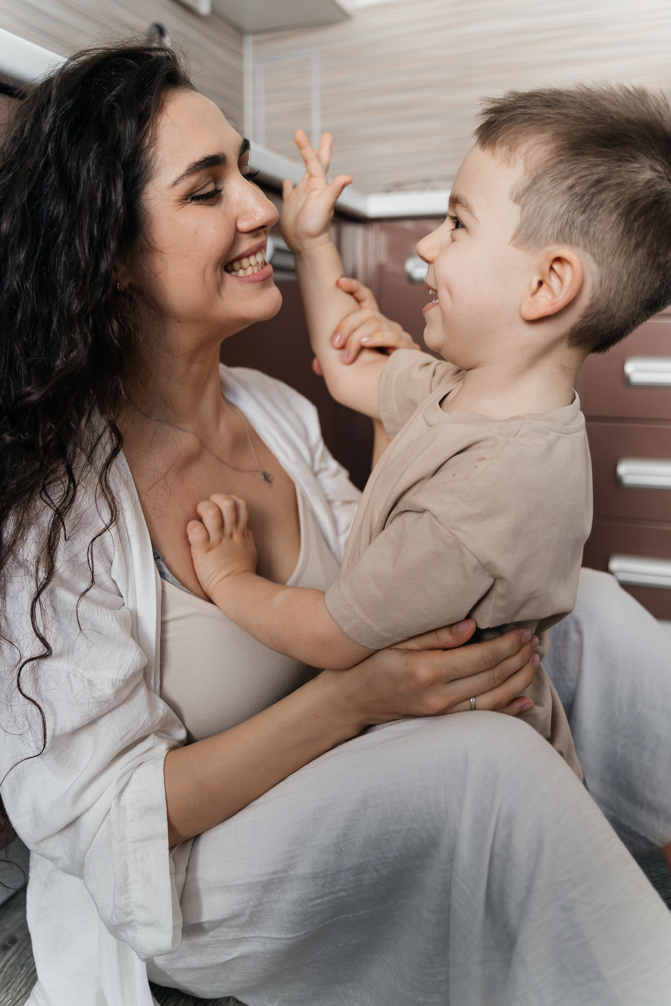 Андрей, Вероника, Миша и Паша. Волик Мария