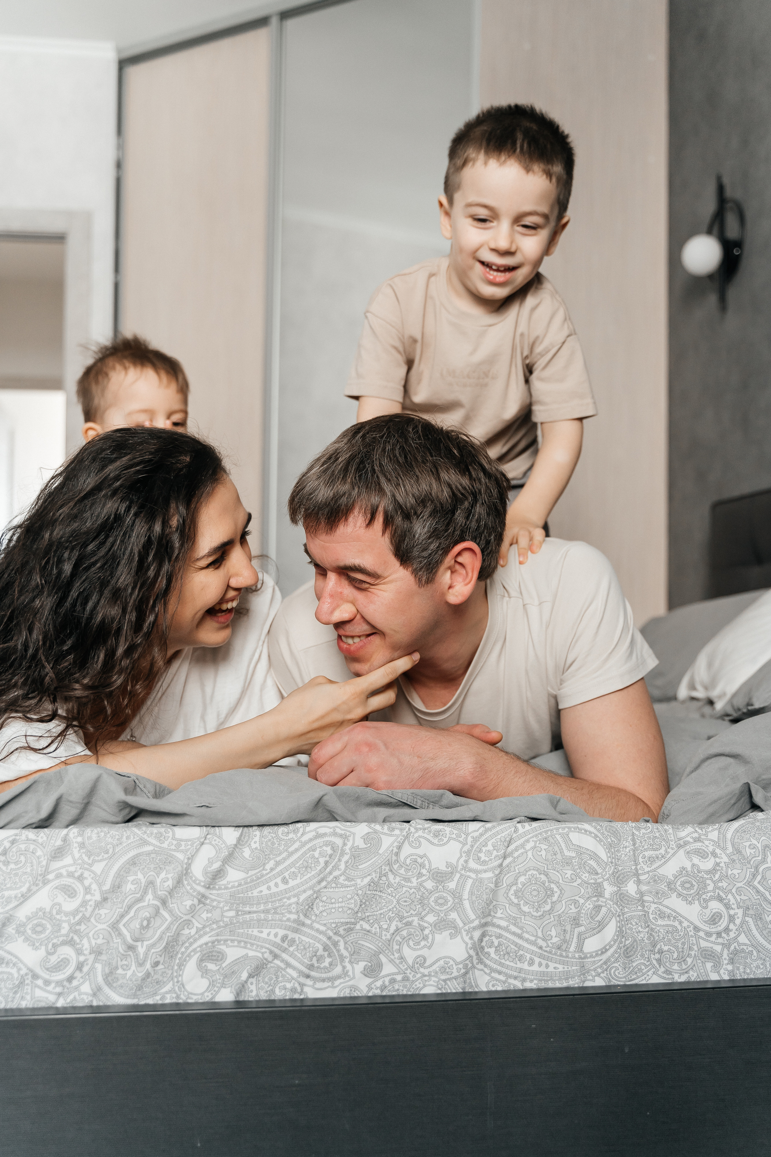 Андрей, Вероника, Миша и Паша. Волик Мария