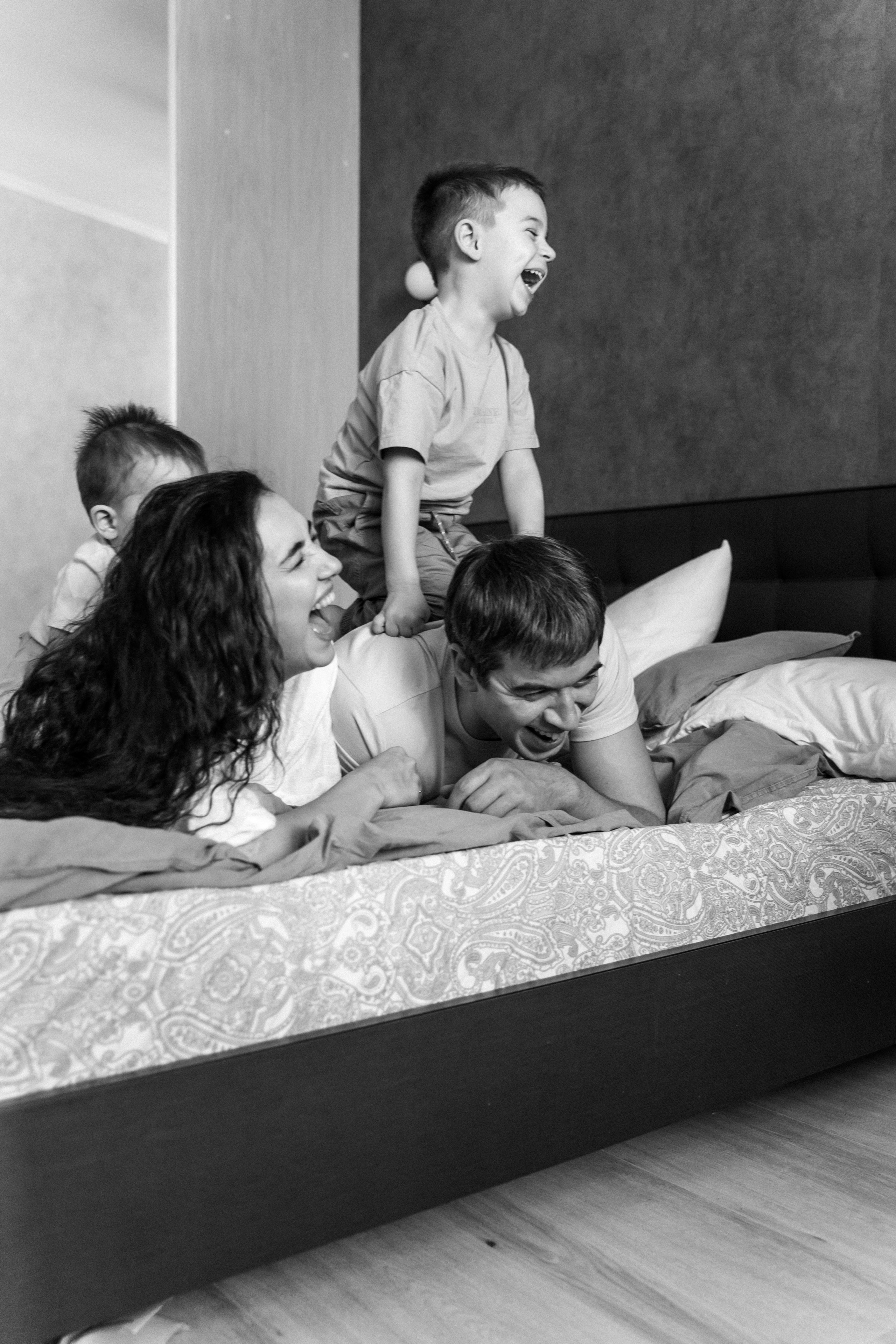 Андрей, Вероника, Миша и Паша. Волик Мария