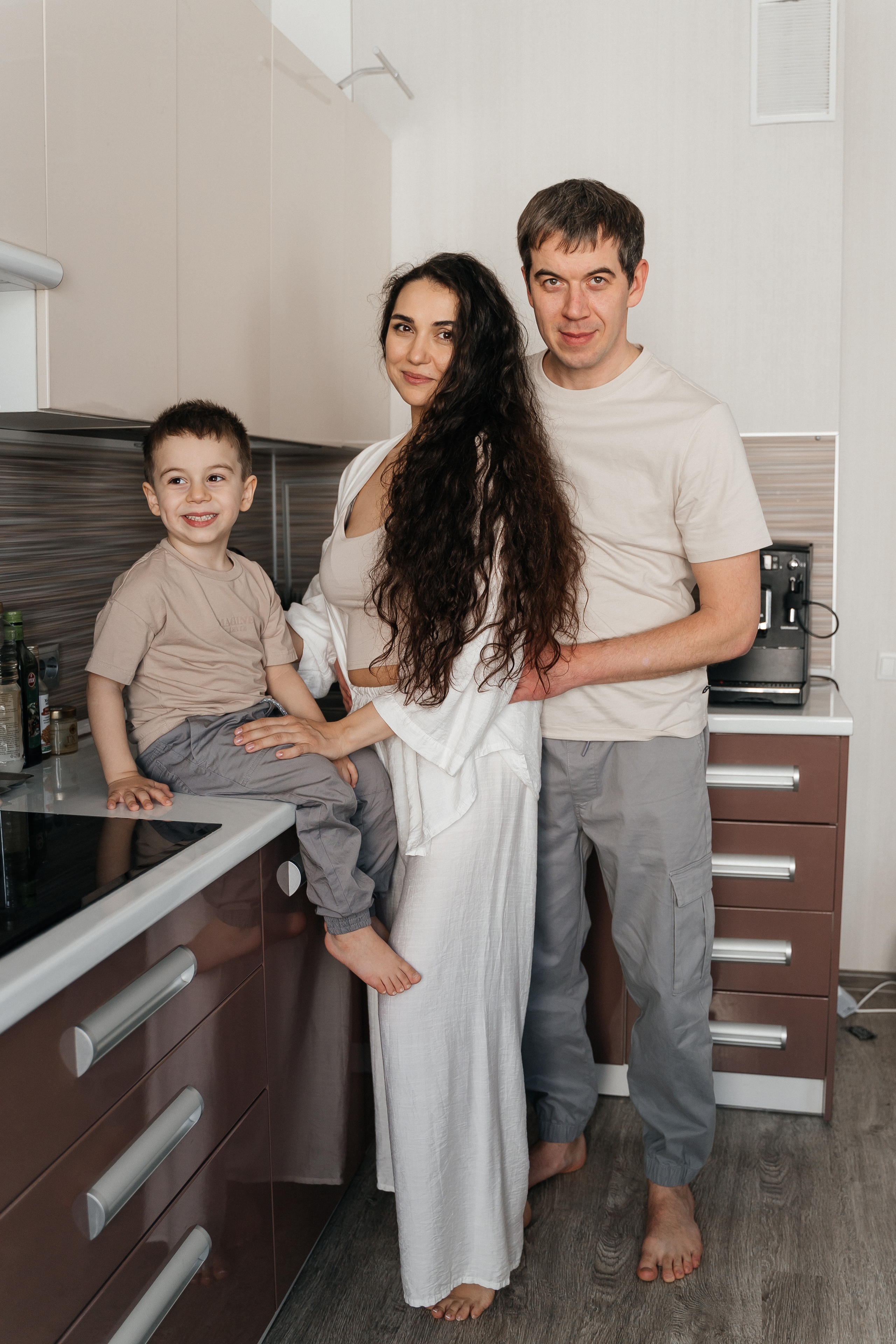 Андрей, Вероника, Миша и Паша. Волик Мария