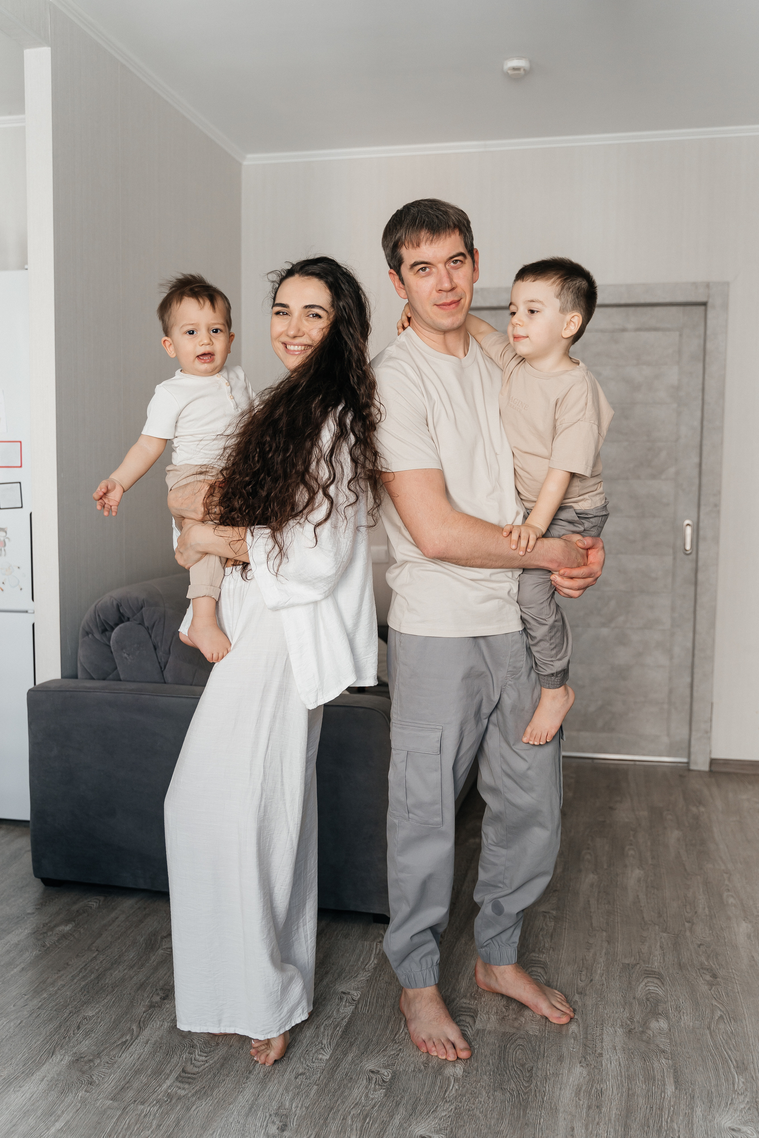 Андрей, Вероника, Миша и Паша. Волик Мария