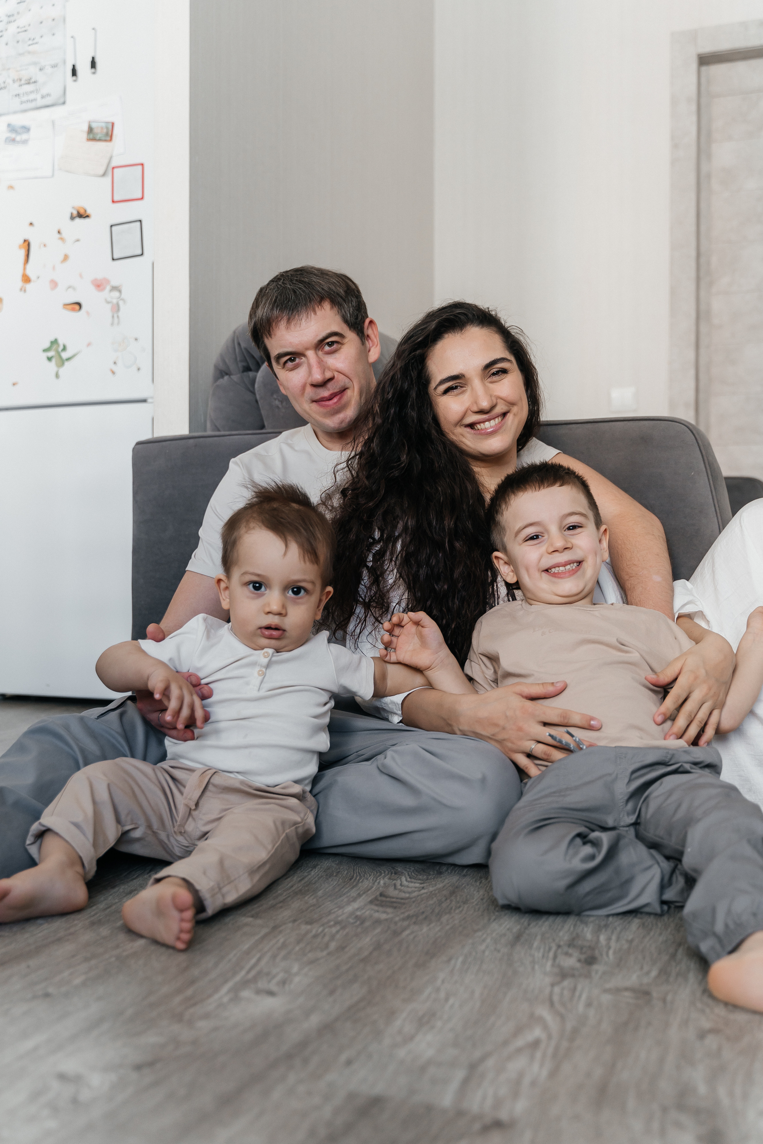 Андрей, Вероника, Миша и Паша. Волик Мария