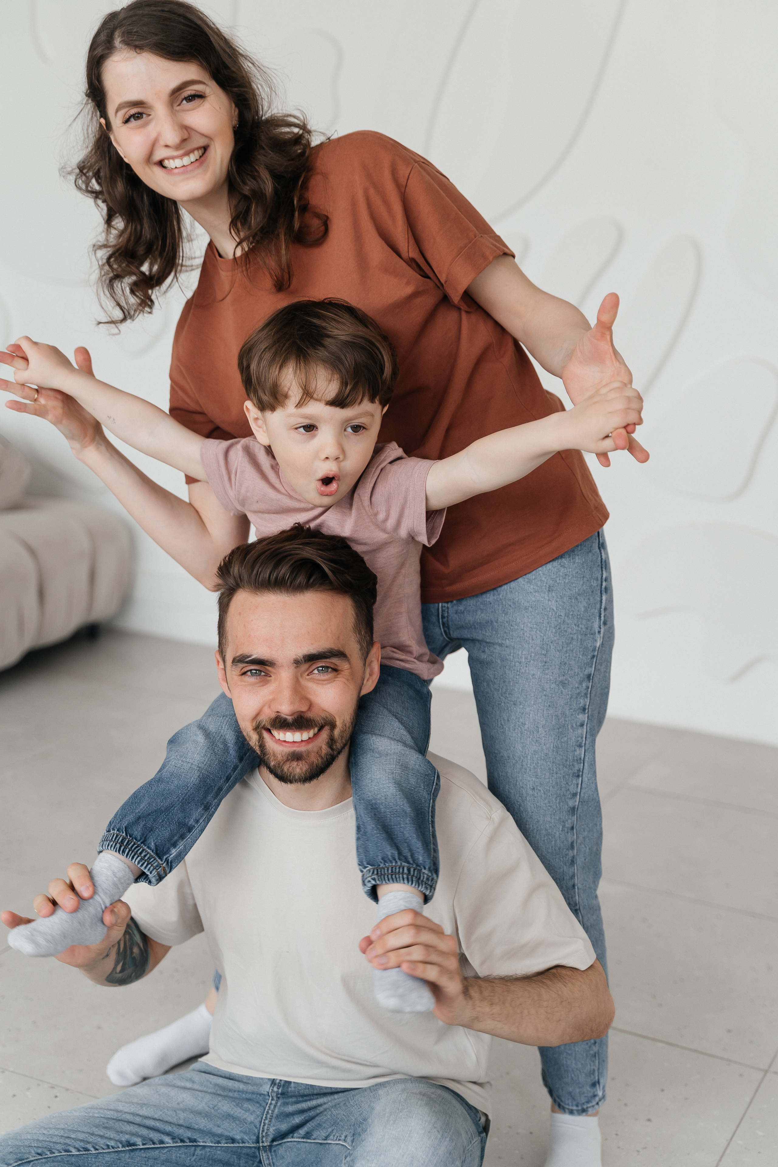 Вова, Катя и Григорий. Волик Мария