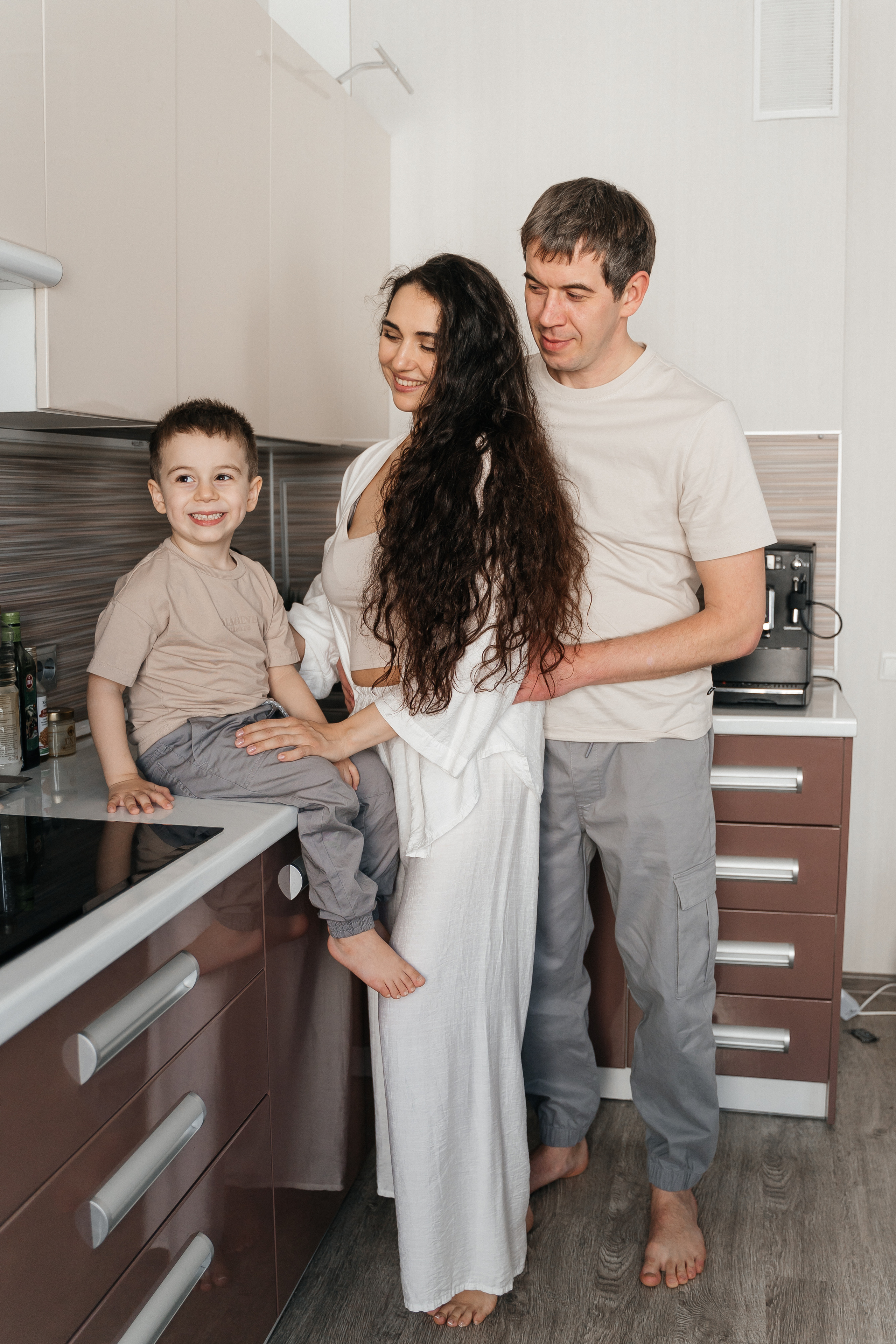 Андрей, Вероника, Миша и Паша. Волик Мария