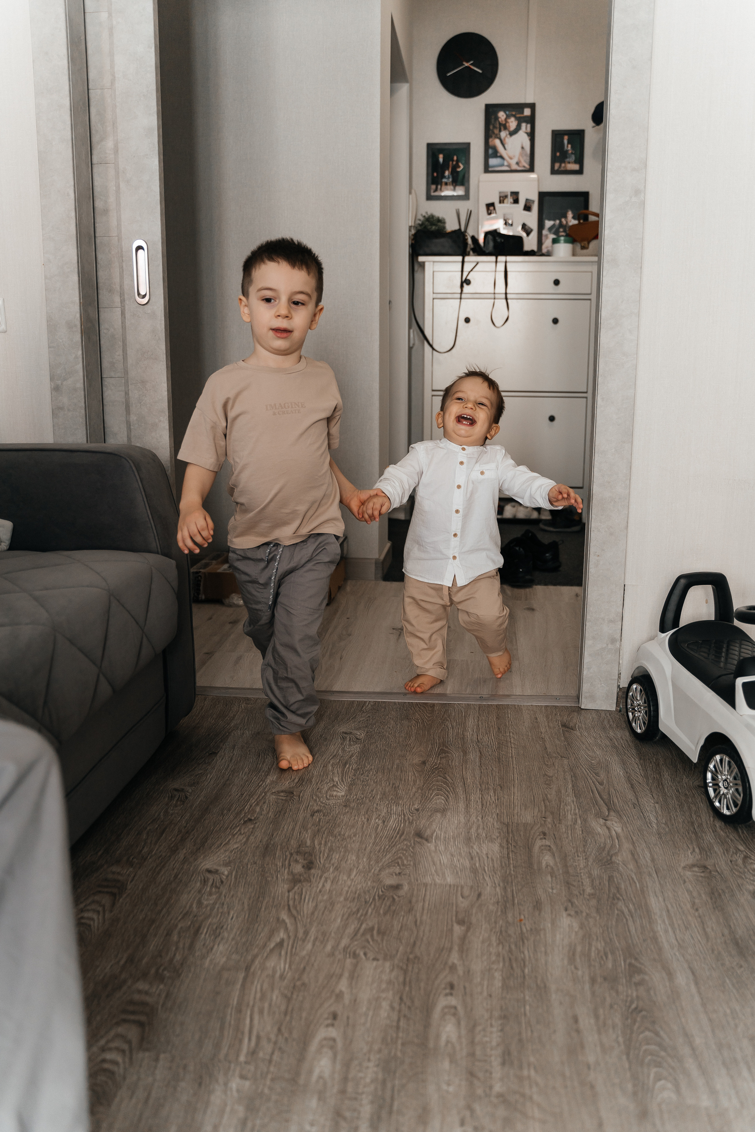 Андрей, Вероника, Миша и Паша. Волик Мария