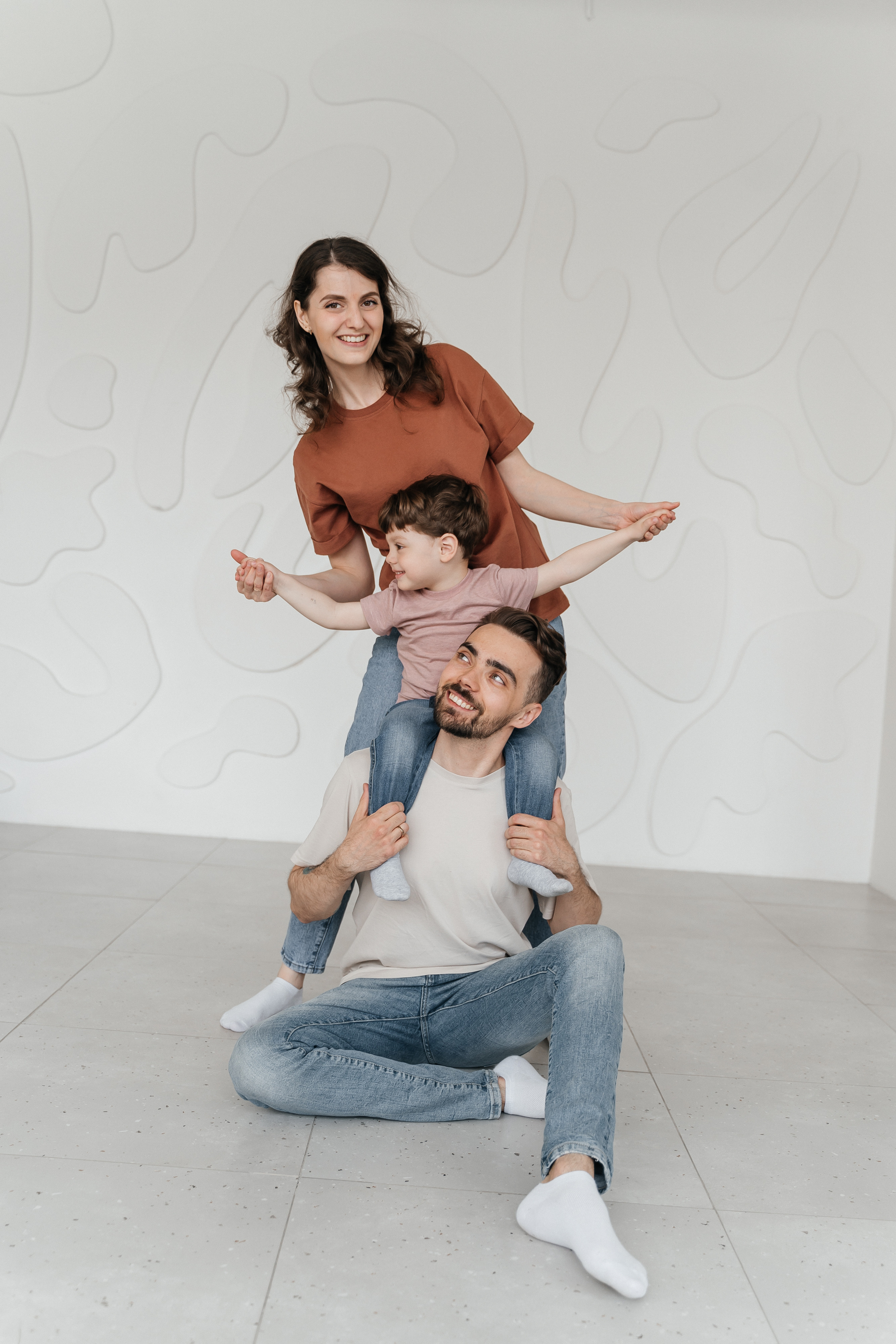 Вова, Катя и Григорий. Волик Мария