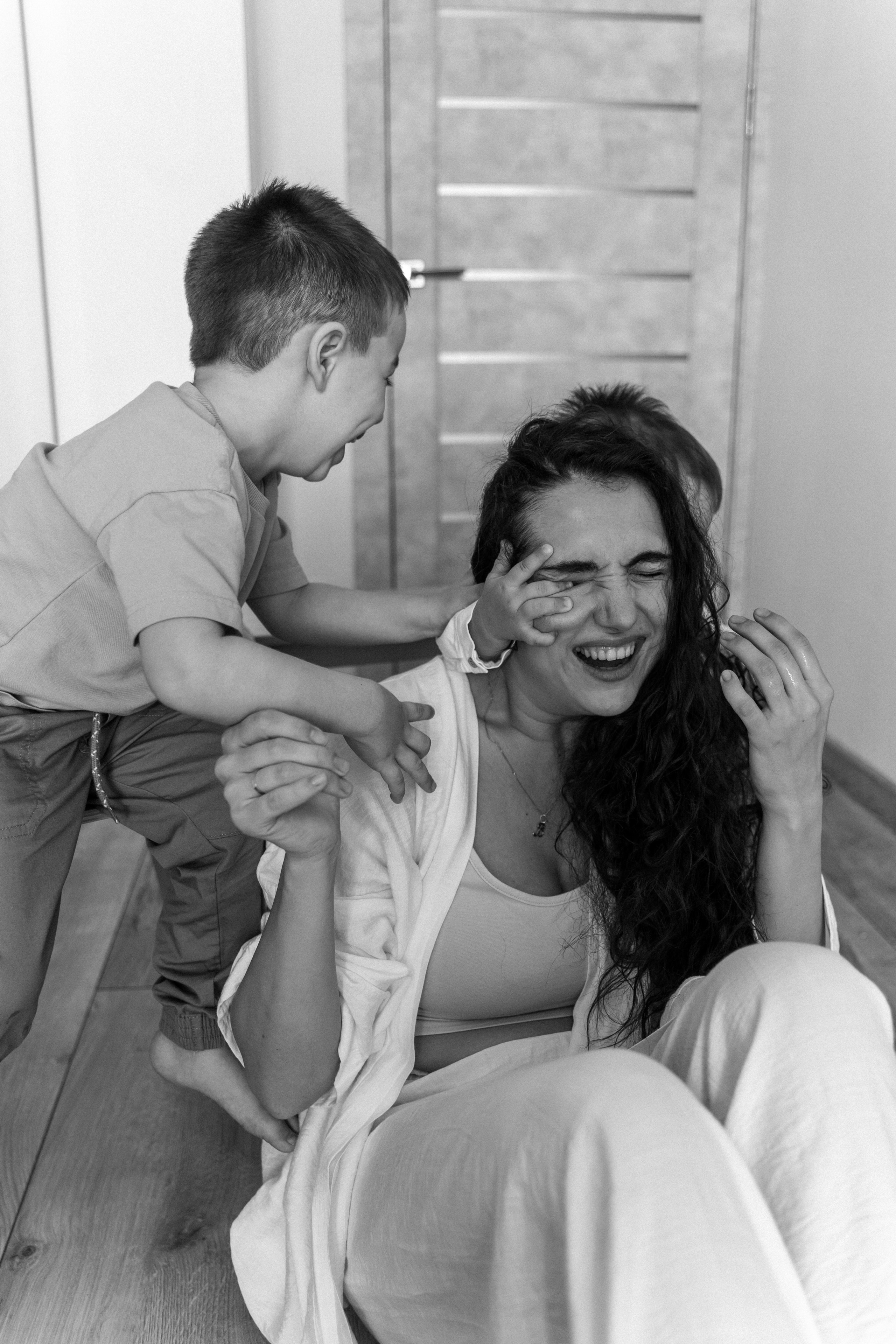 Андрей, Вероника, Миша и Паша. Волик Мария