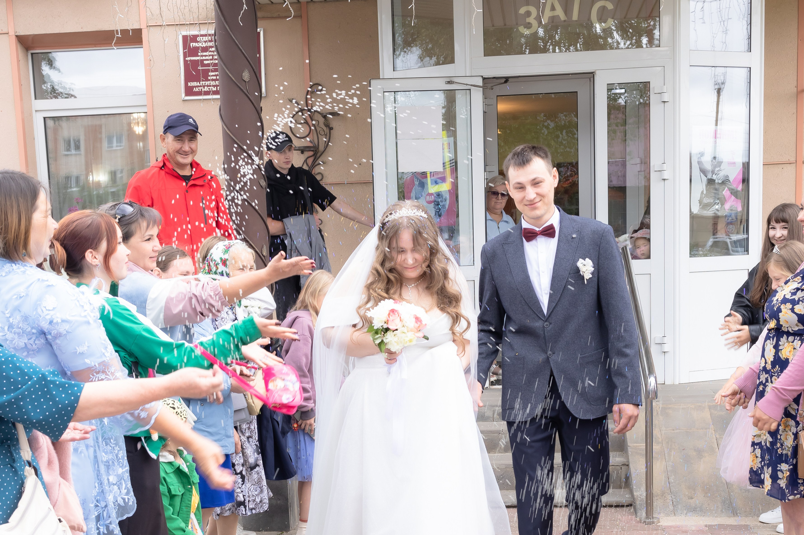 Свадебная съемка регистрации в ЗАГСе г. Можга