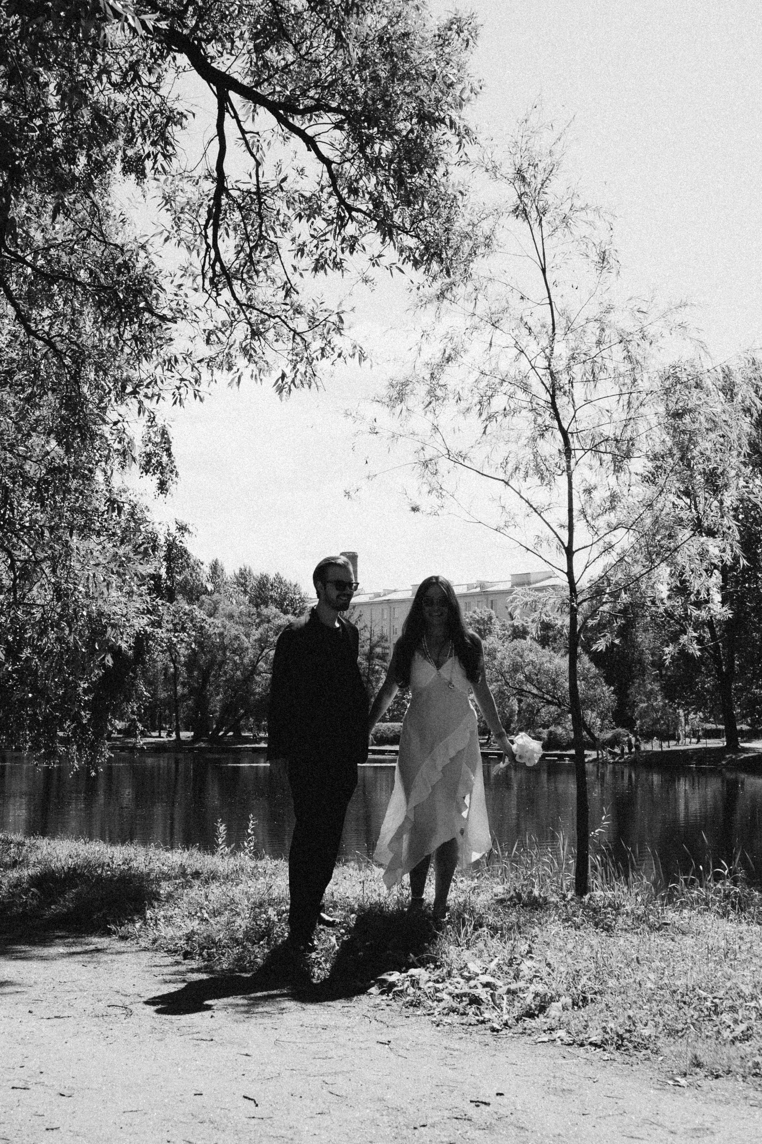 СВАДЕБНАЯ СЬЕМКА В ПАРКЕ ПОБЕДЫ И ПРОГУЛКА ПО МОСКОВСКОМУ ПРОСПЕКТУ. Профессиональный фотограф, Санкт-Петербург — Виктория Богомолова
