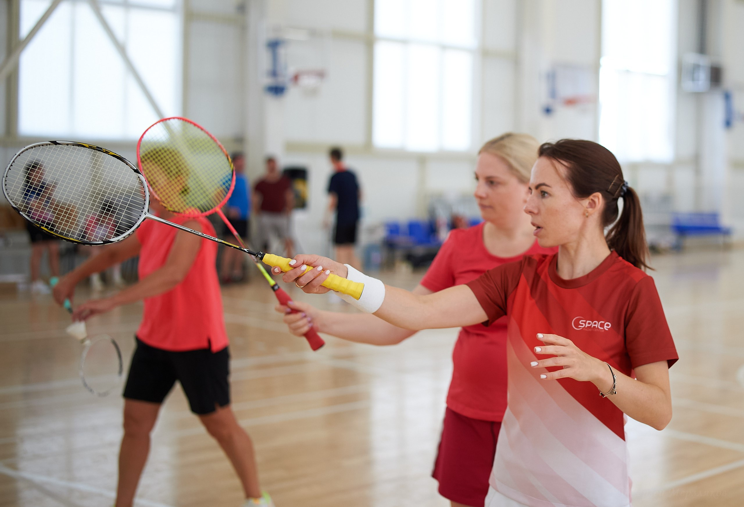 Бадминтон. Мастер-класс Любови Сухановой. Ижевск. 20.07.2024. Спортивный репортажный фотограф в Ижевске Сергей Мерзляков