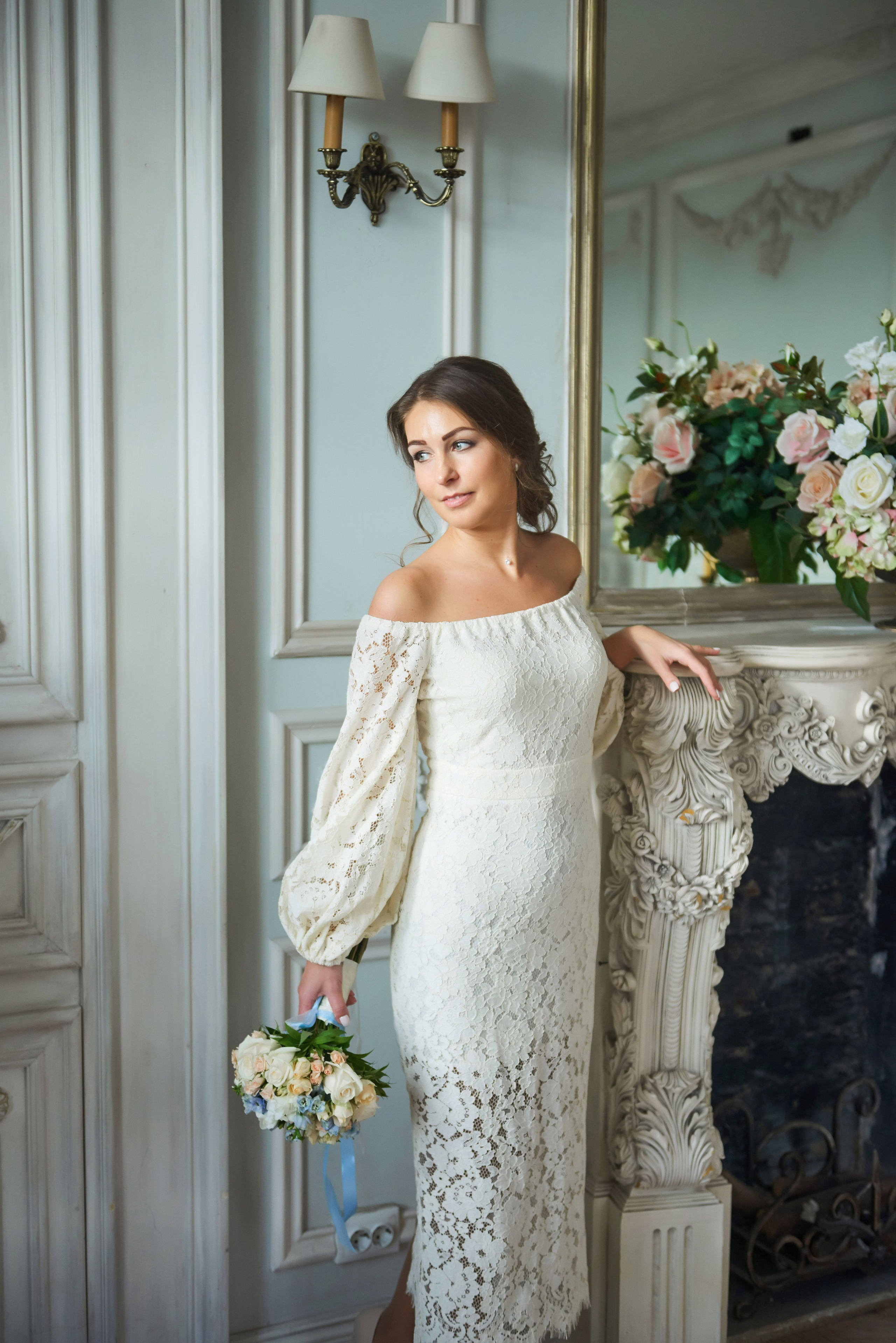 Свадебная фотосессия в студии. Портретный, семейный и свадебный фотограф в Санкт-Петербурге и в Пушкине Ширяев Денис