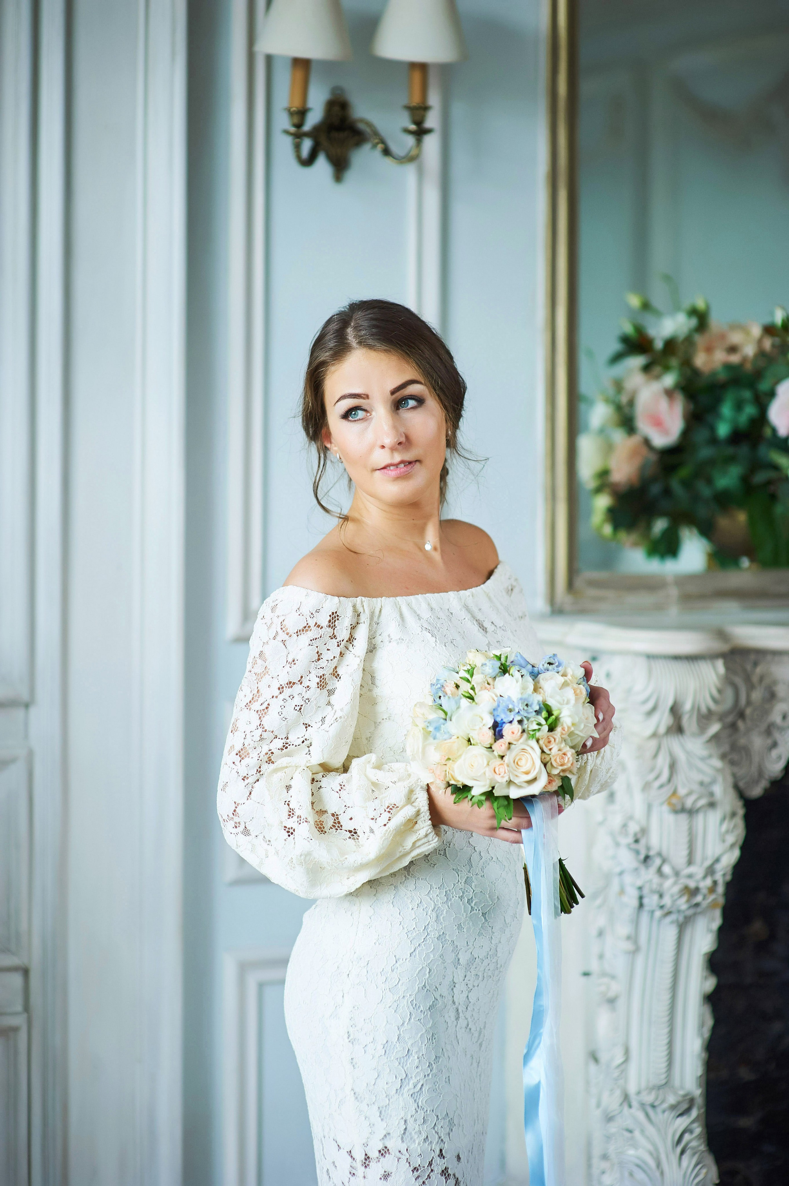 Свадебная фотосессия в студии. Портретный, семейный и свадебный фотограф в Санкт-Петербурге и в Пушкине Ширяев Денис