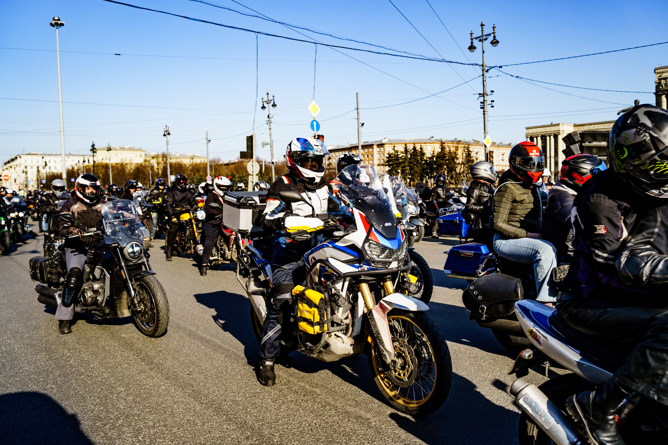 Прохват мотоклуба Norman Riders ч.1. Концертный и репортажный фотограф в Санкт-Петербурге Слава Пахомов