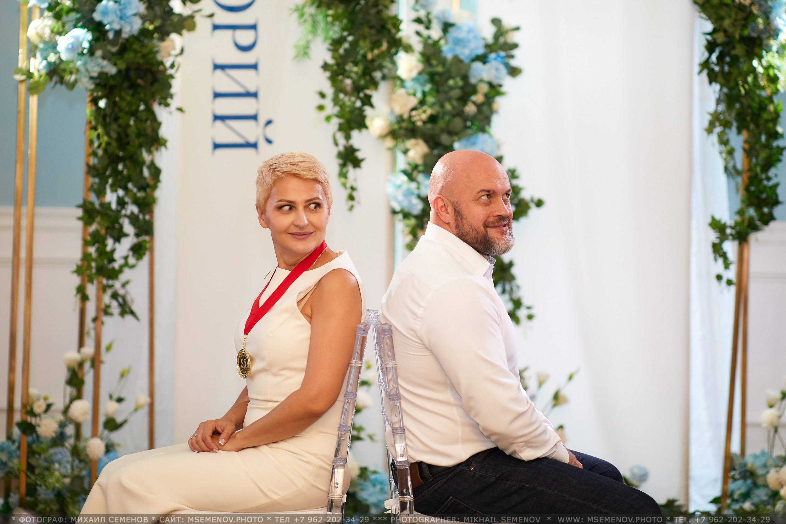 Юбилейная свадьба Григория и Дины!. Photographer for business Mikhail Semenov. Aqua photo studio, photo school