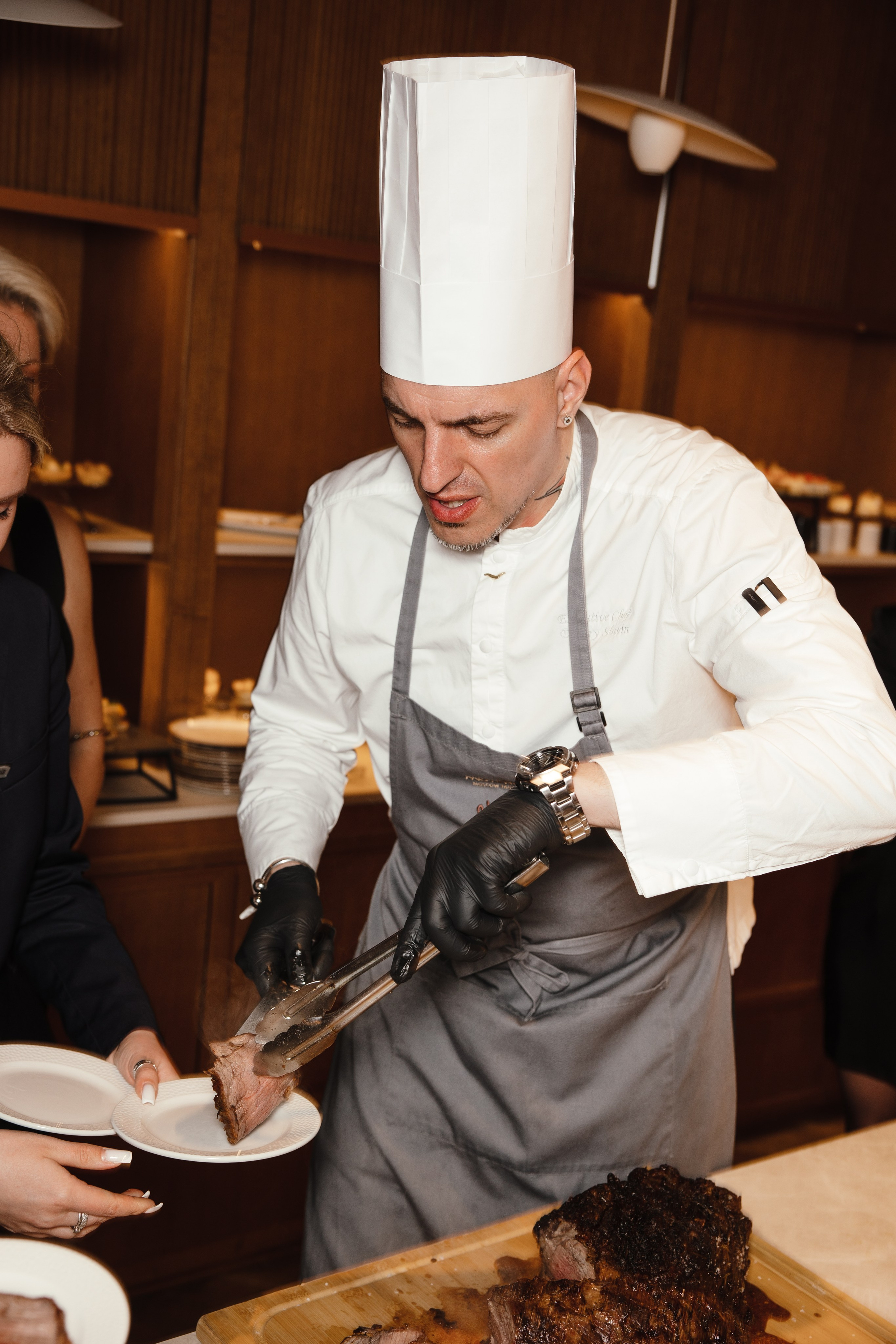 Презентация Russian Fashion Dom в ресторане Shagal. Контент фотограф в Москве и области Елена Кулакова