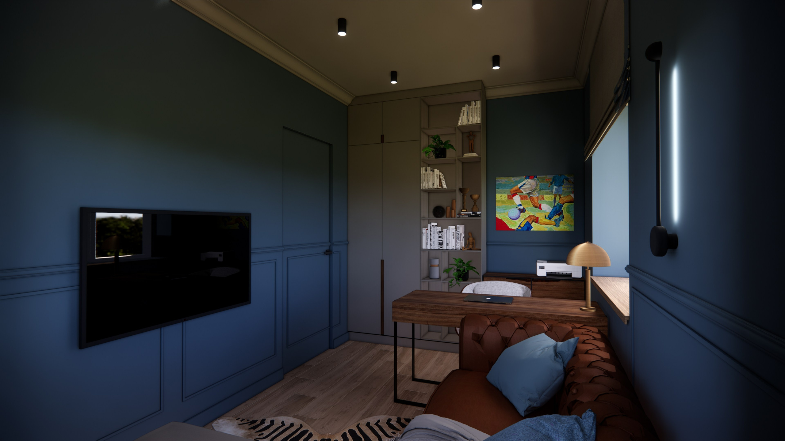 Дуплекс 120 м² в КП ВП-лайт (совместная работа с Любовью Поляковой designpolyakova.ru). Push-design.ru