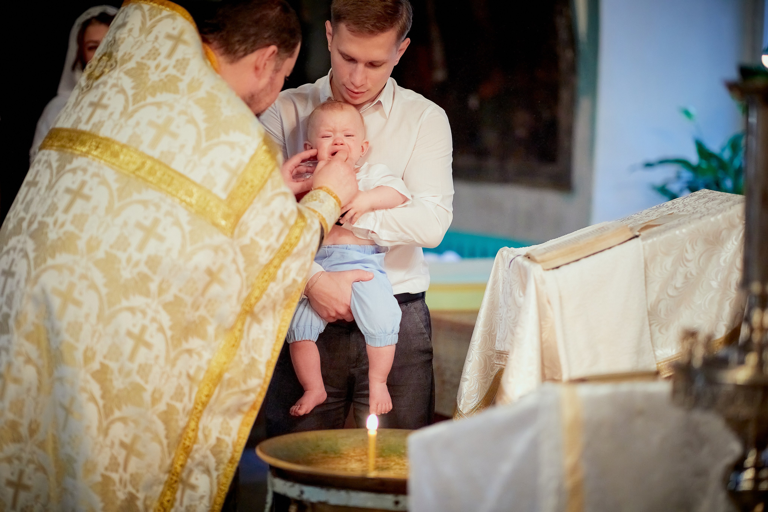 Крещение Егорушки. Семейный и детский фотограф в Ярославле Юлия Галашина