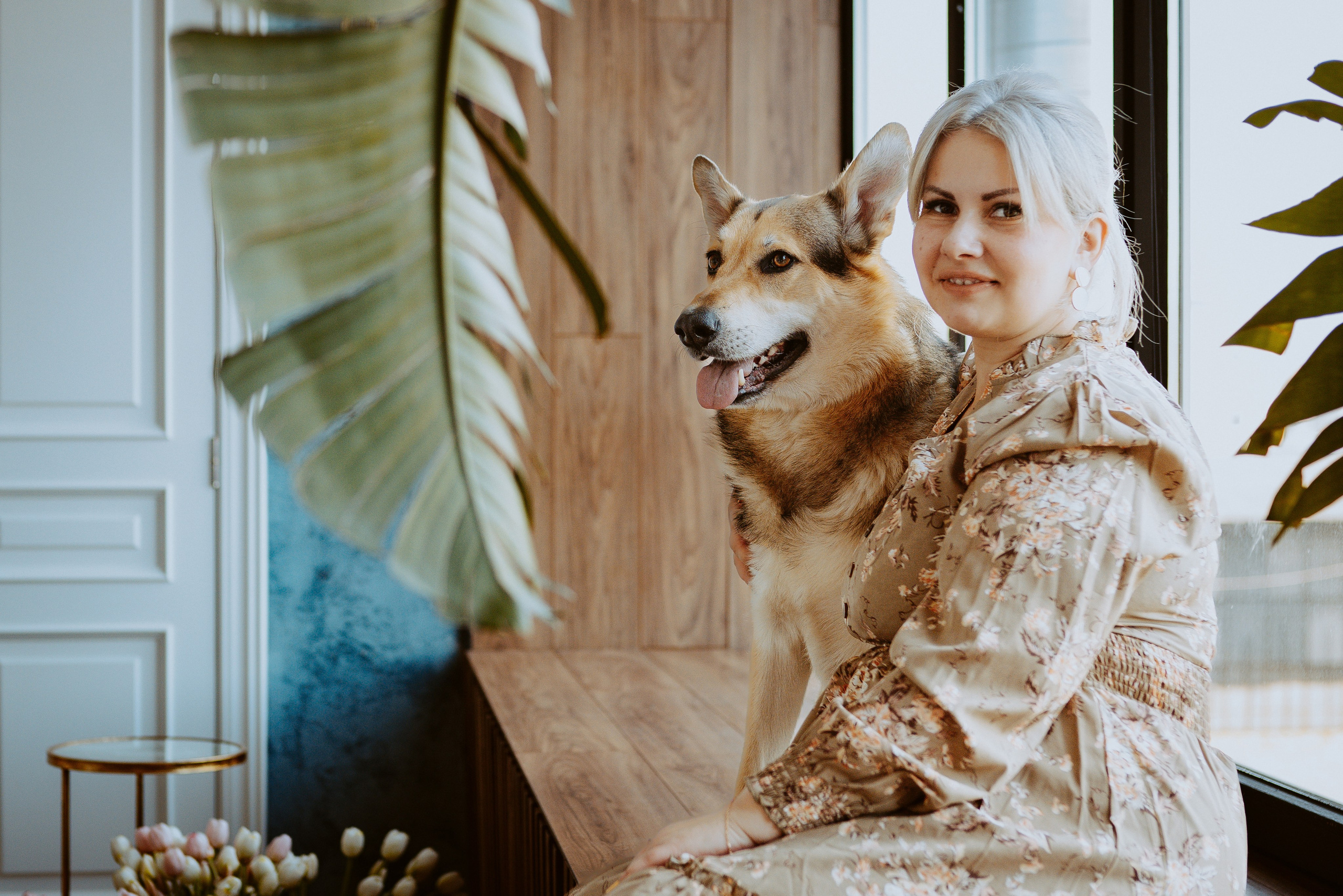 Рэй, Кузя, Ольга и Александр. Фотограф анималист в Спб недорого Олеся Майорова