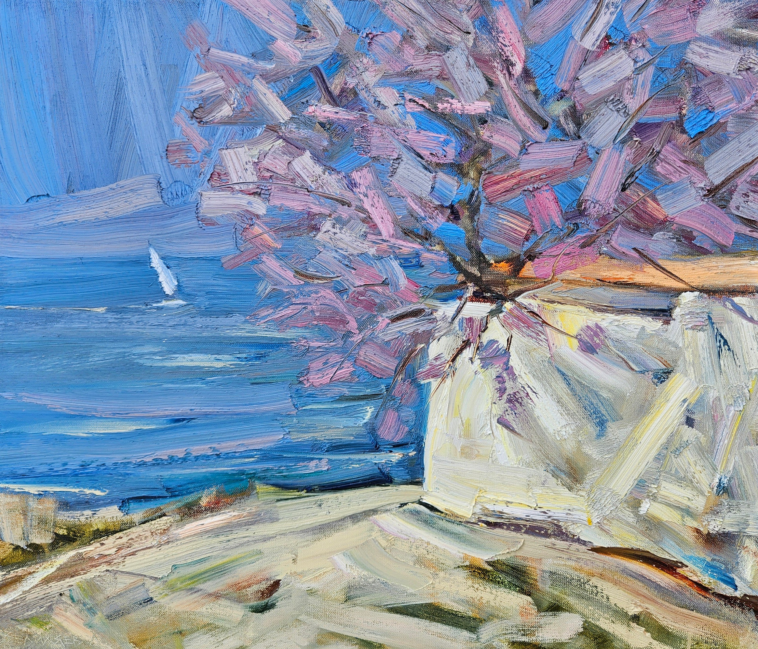 "Весна". 2026. Холст, масло. 60х70. Цена: 20000₽