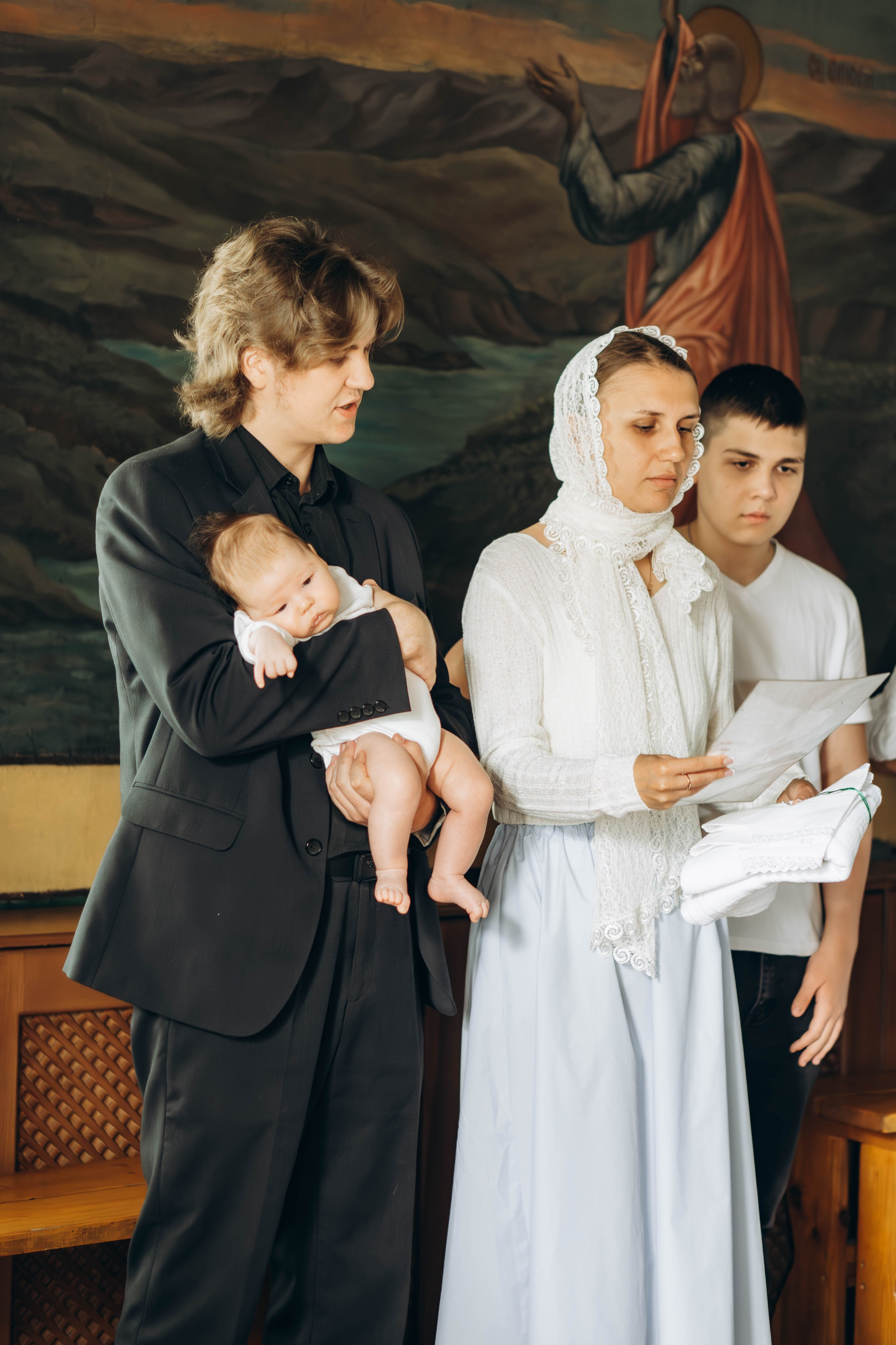 Крещение Артема Церковь Рождества Христова. Фотограф Москва Валерия Веденина