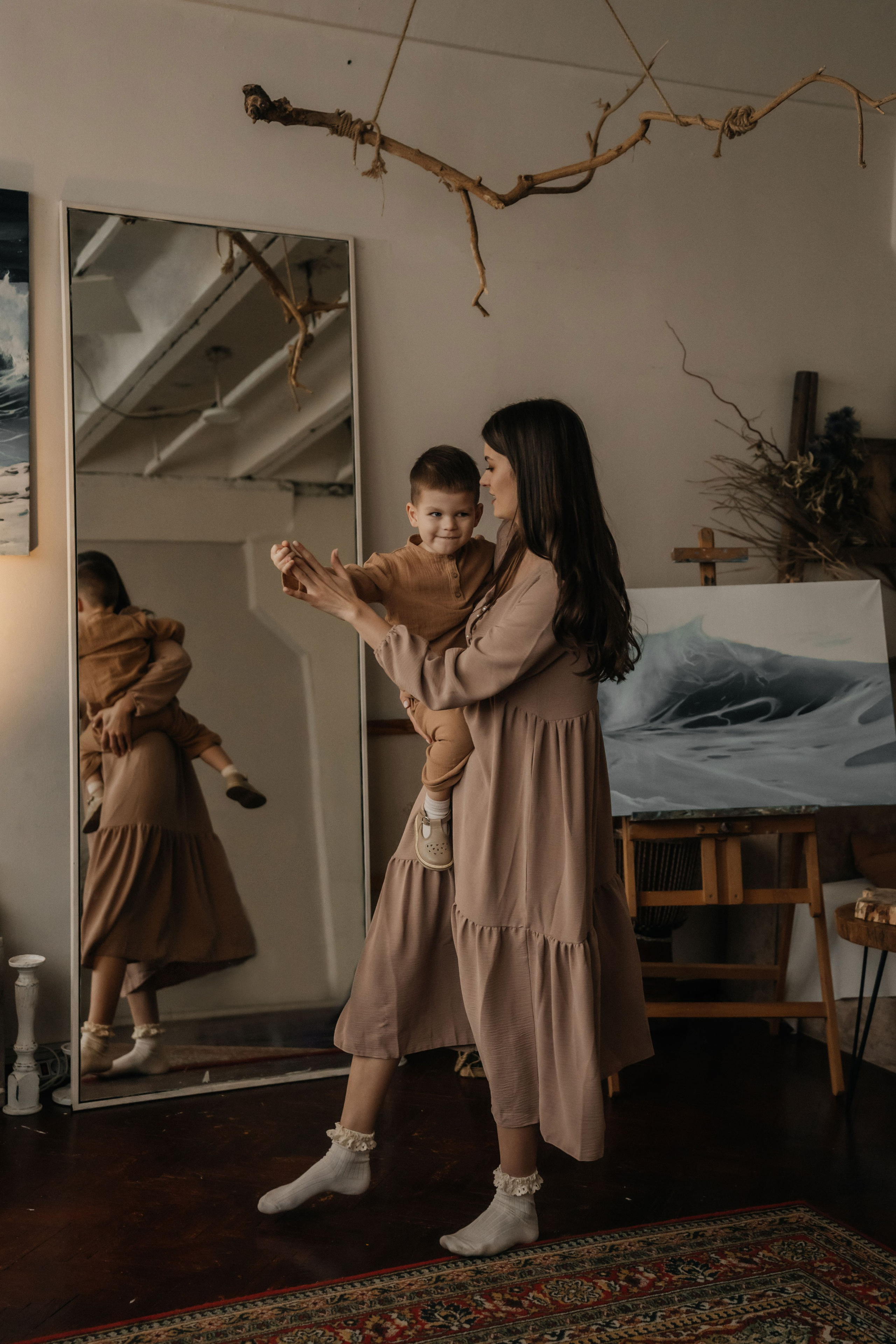 В мастерской. Ваш фотограф Вика Артемова