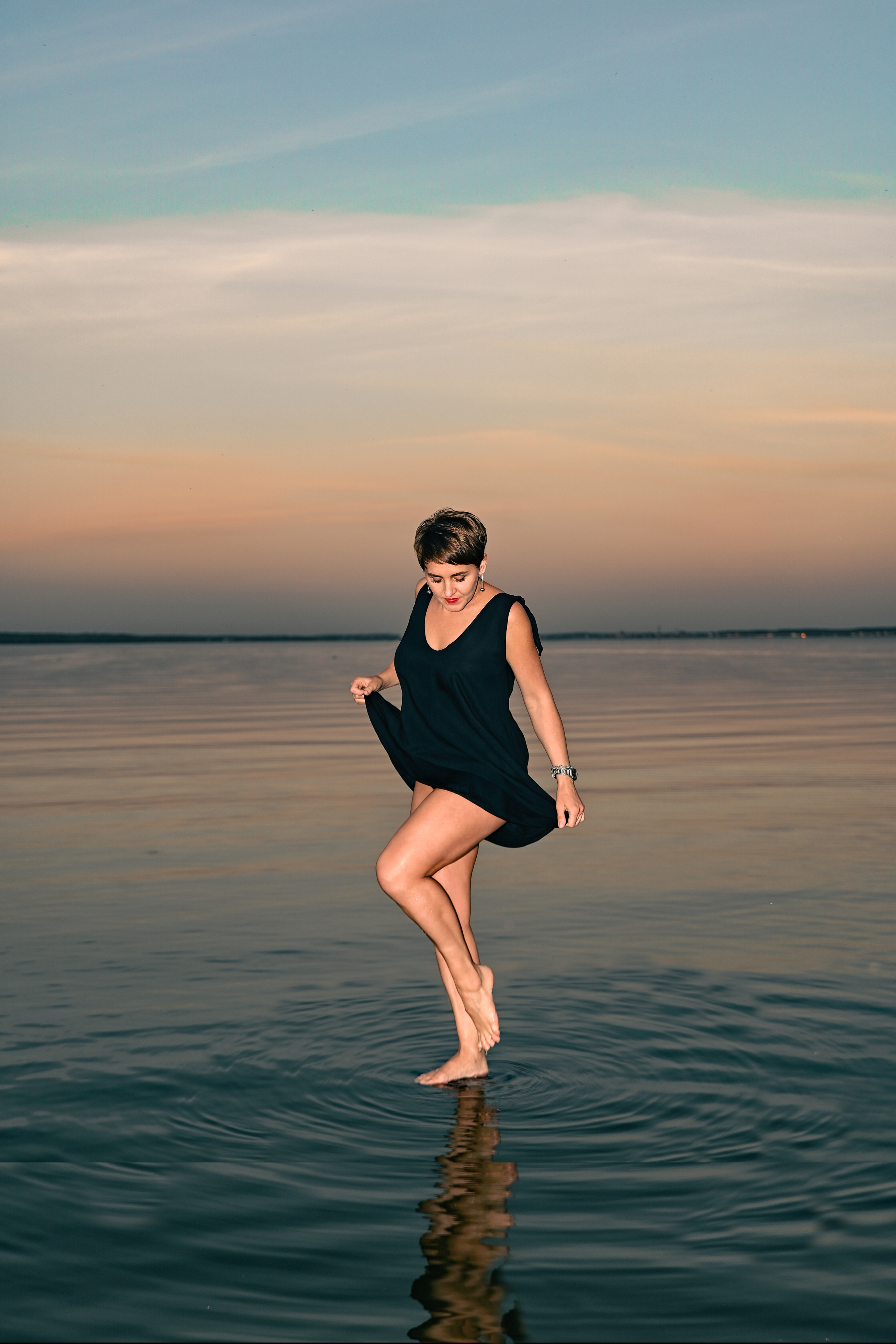 Портретная фотосессия на озере