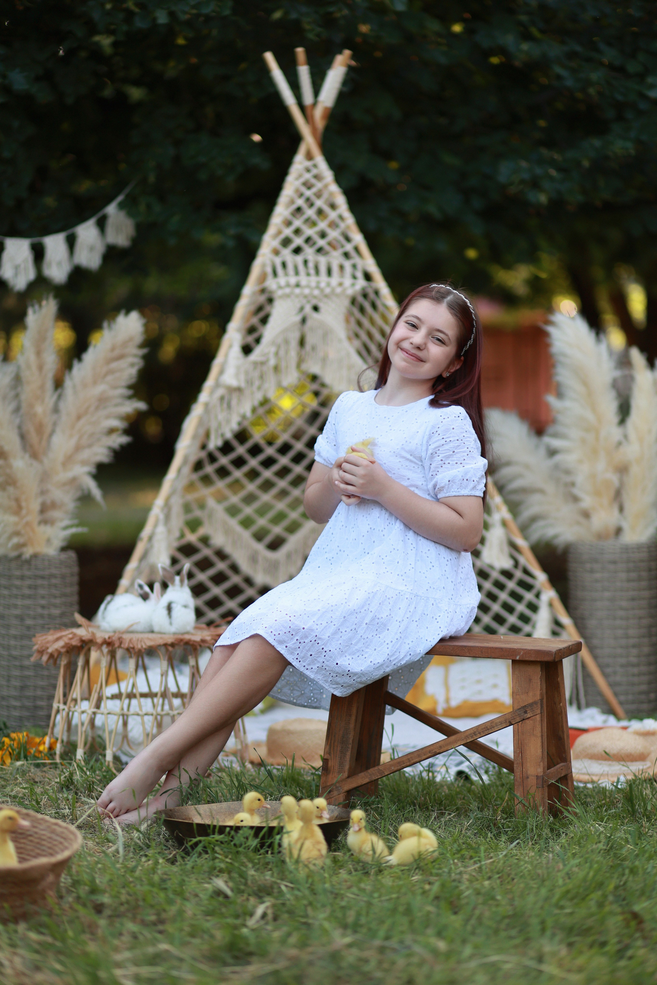 Бохо в Чистяковской Роще. Детский семейный фотограф Краснодар