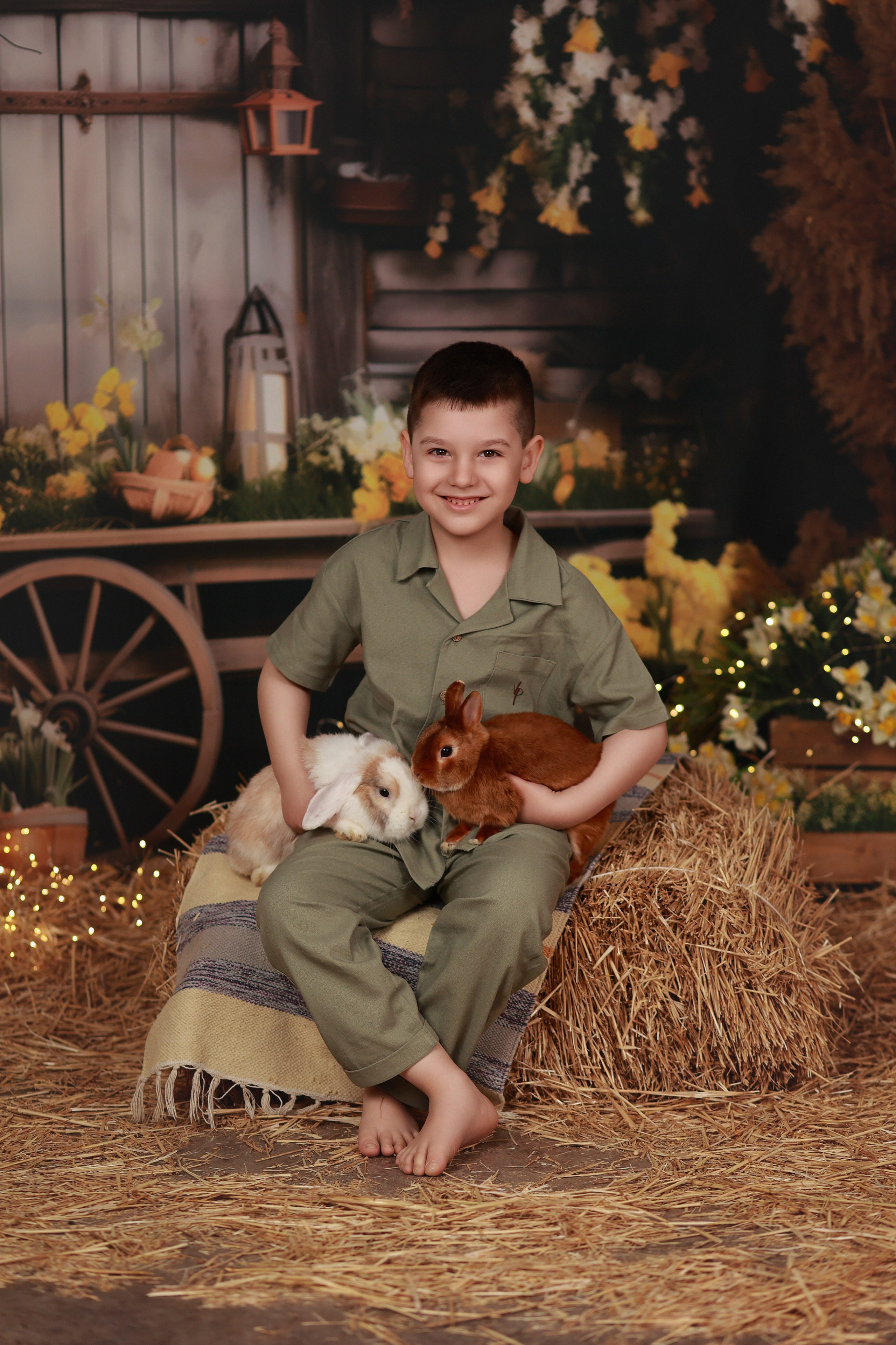 «Светлая Пасха» с утятами. Детский семейный фотограф Краснодар